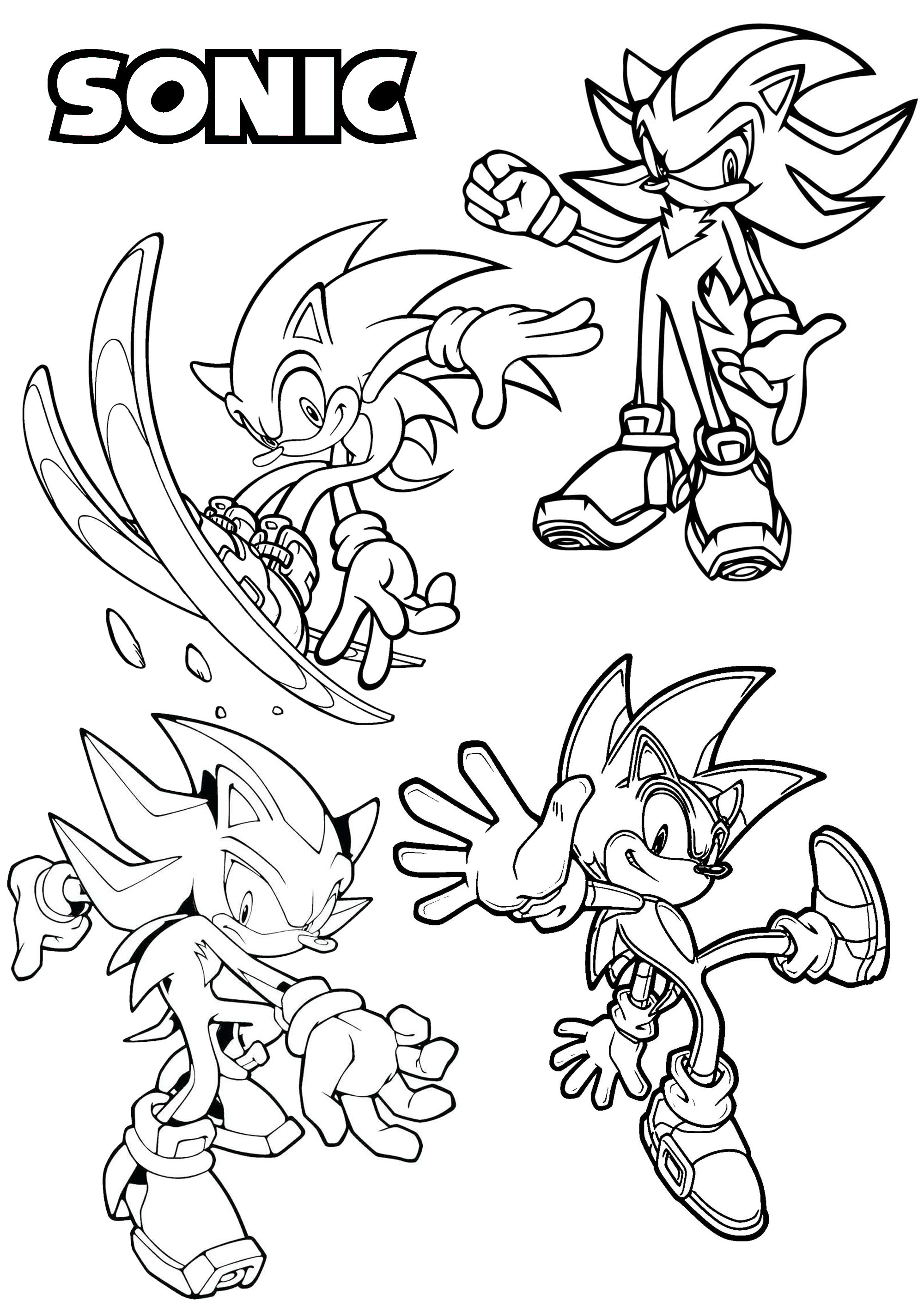 Sonic the Hedgehog Coloring Pages: 155 Exciting Designs for Speedy Fun 136