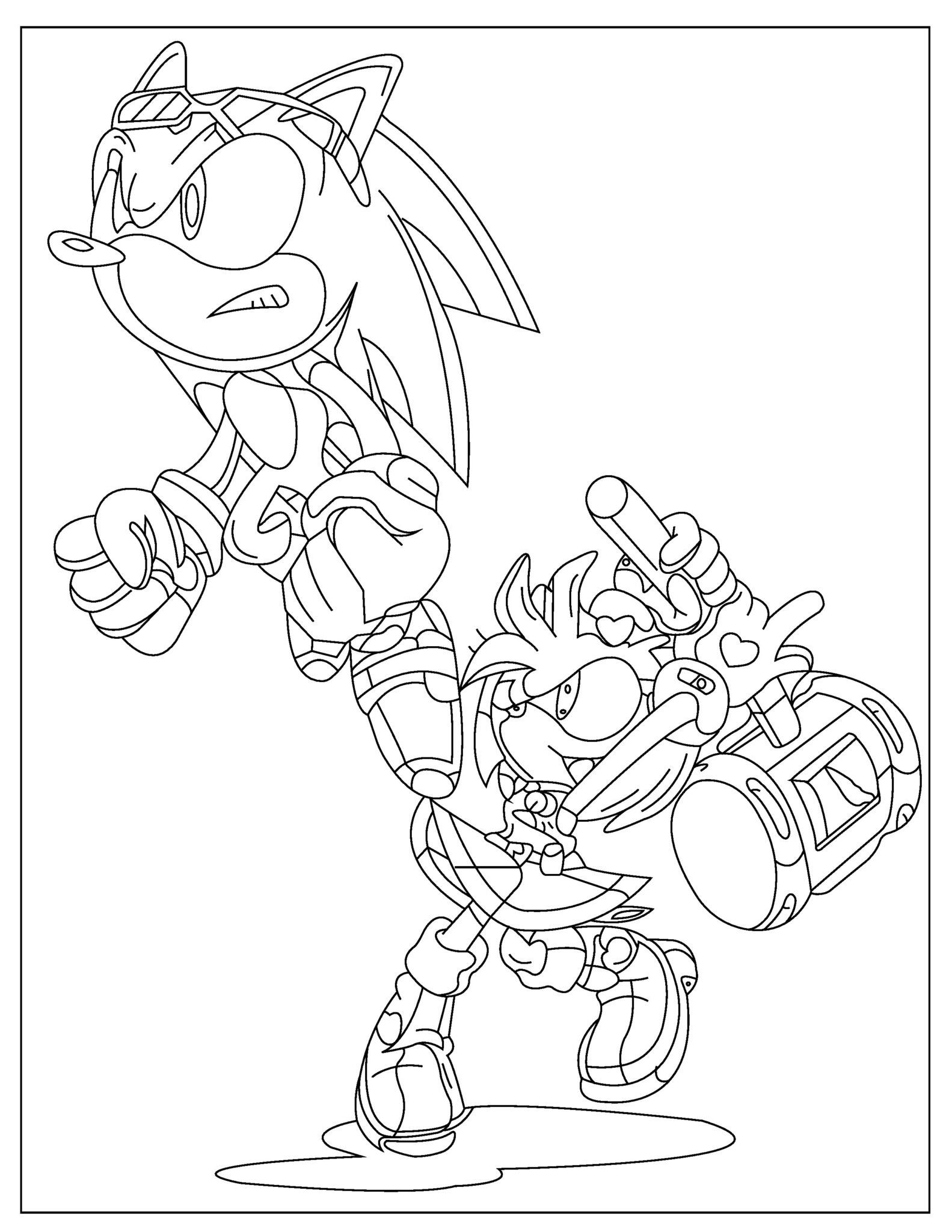 Sonic the Hedgehog Coloring Pages: 155 Exciting Designs for Speedy Fun 14