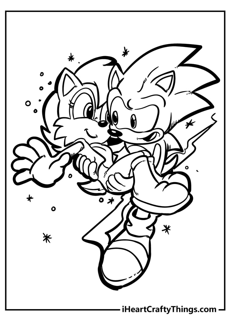 Sonic the Hedgehog Coloring Pages: 155 Exciting Designs for Speedy Fun 143