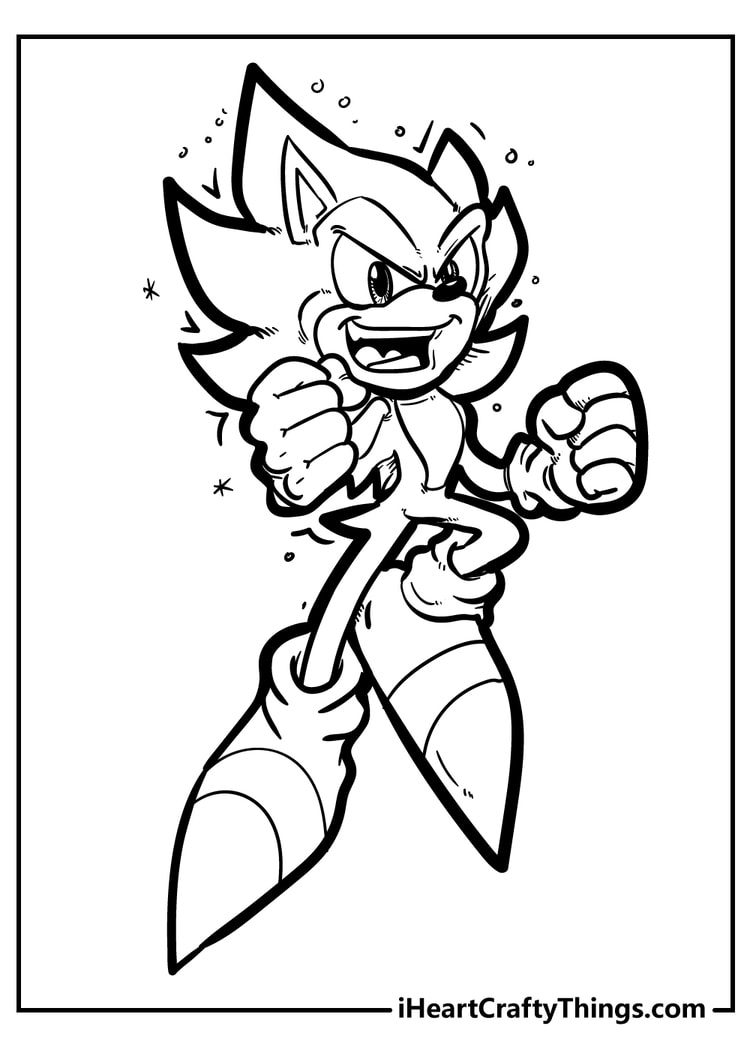 Sonic the Hedgehog Coloring Pages: 155 Exciting Designs for Speedy Fun 147