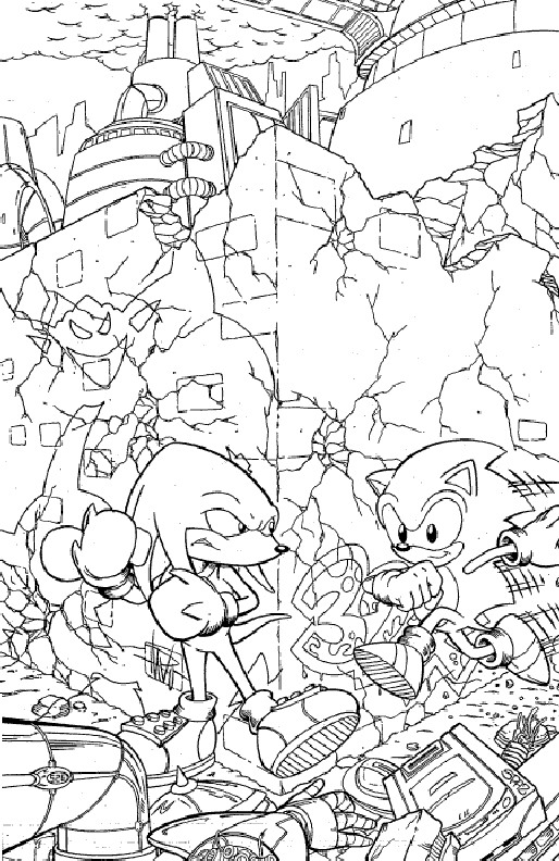 Sonic the Hedgehog Coloring Pages: 155 Exciting Designs for Speedy Fun 152