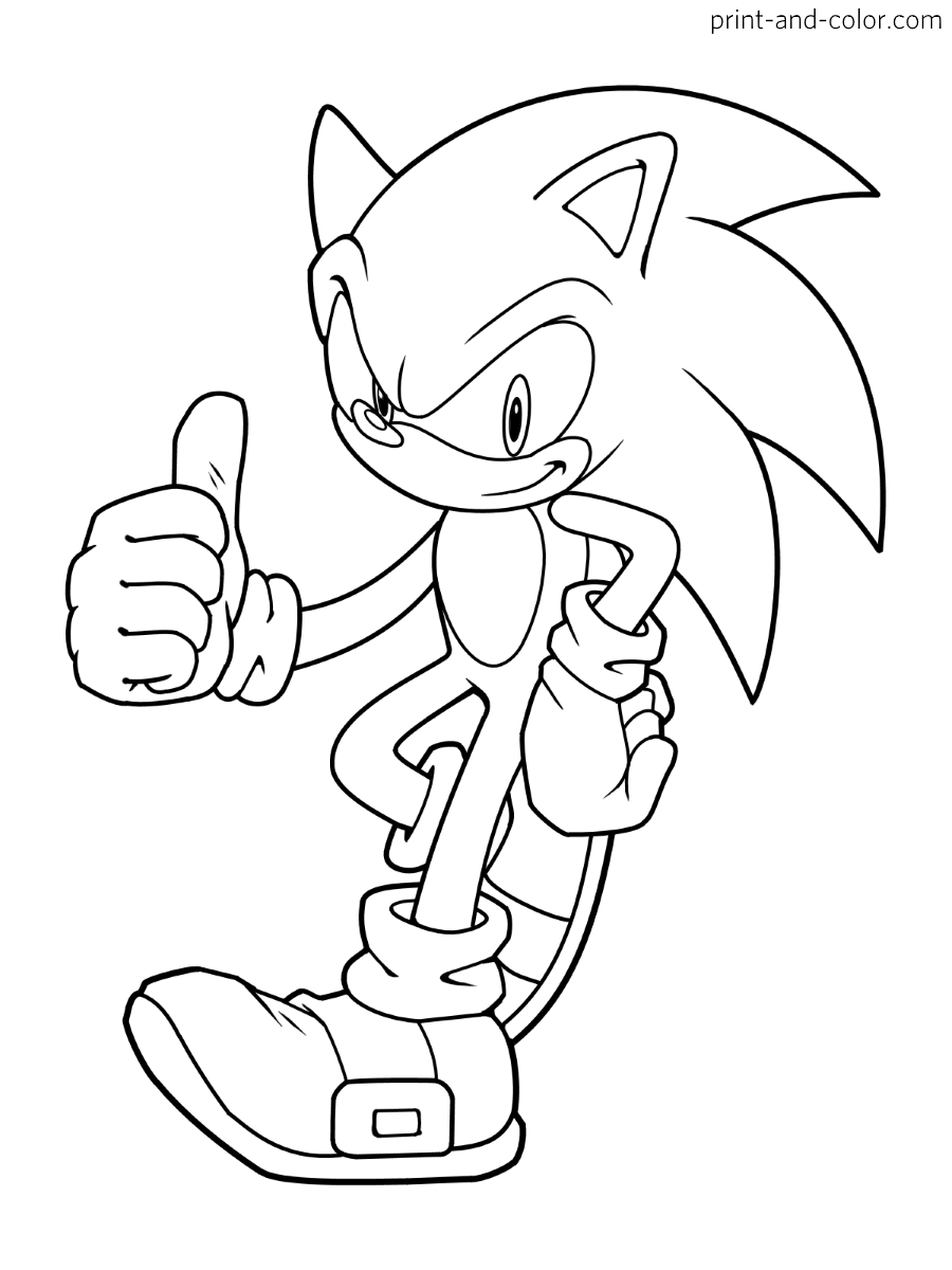 Sonic the Hedgehog Coloring Pages: 155 Exciting Designs for Speedy Fun 24