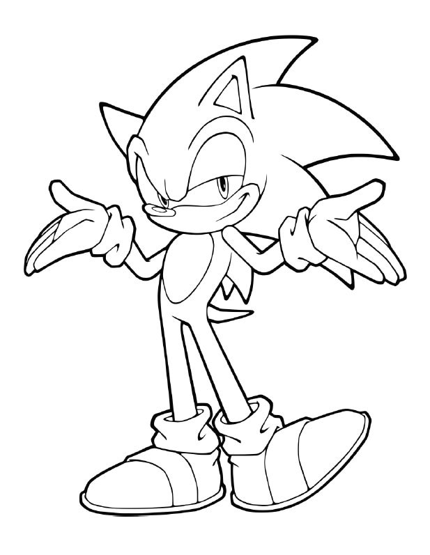 Sonic the Hedgehog Coloring Pages: 155 Exciting Designs for Speedy Fun 30