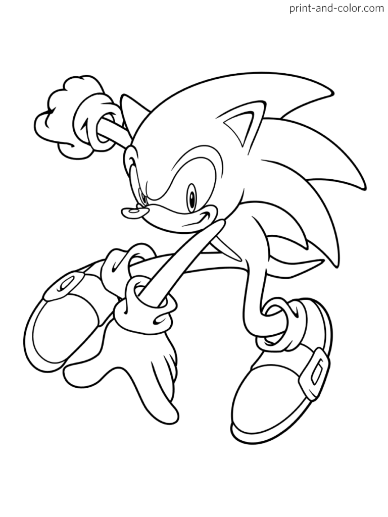 Sonic the Hedgehog Coloring Pages: 155 Exciting Designs for Speedy Fun 32