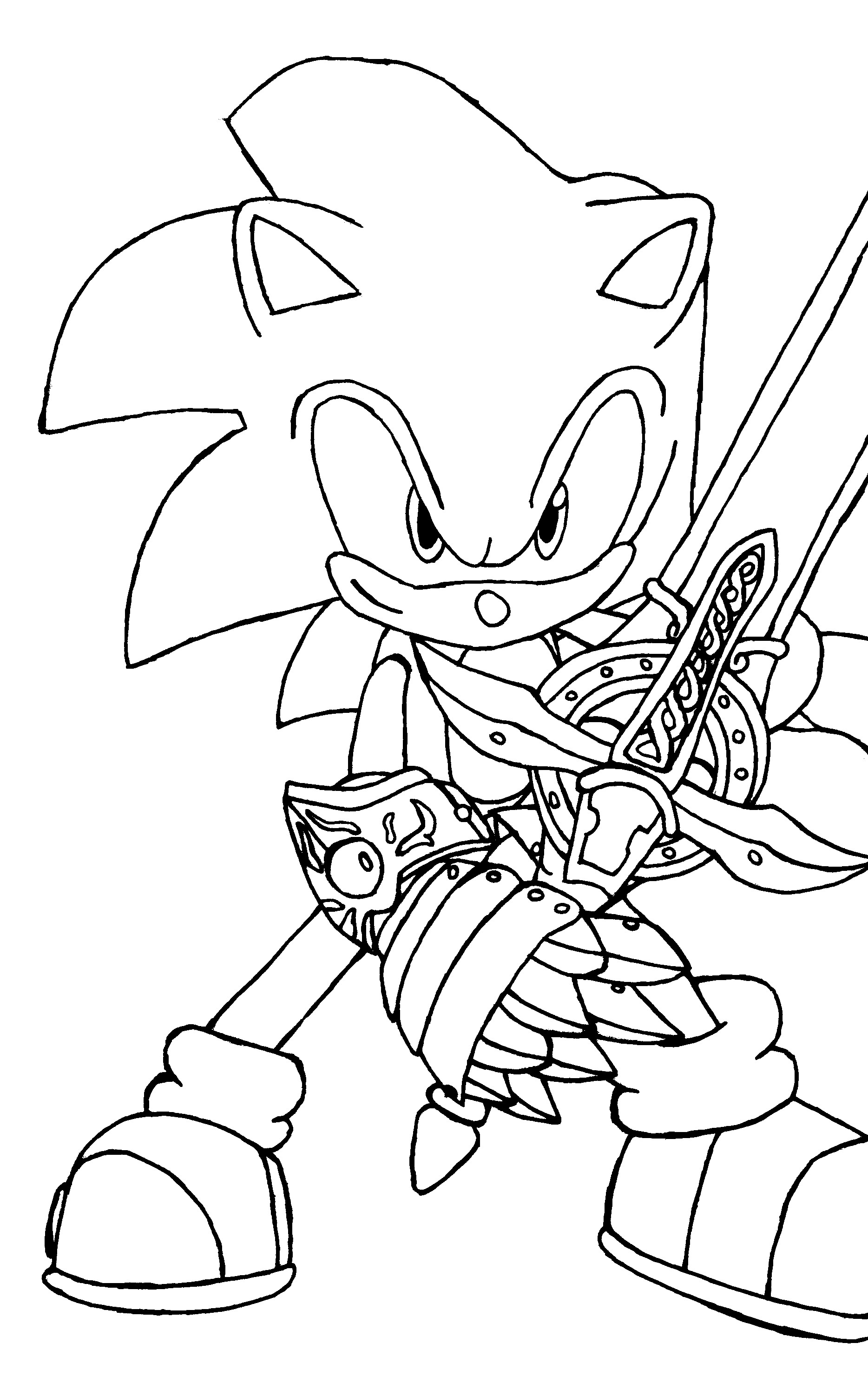 Sonic the Hedgehog Coloring Pages: 155 Exciting Designs for Speedy Fun 34