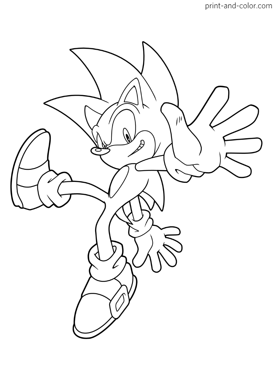 Sonic the Hedgehog Coloring Pages: 155 Exciting Designs for Speedy Fun 40