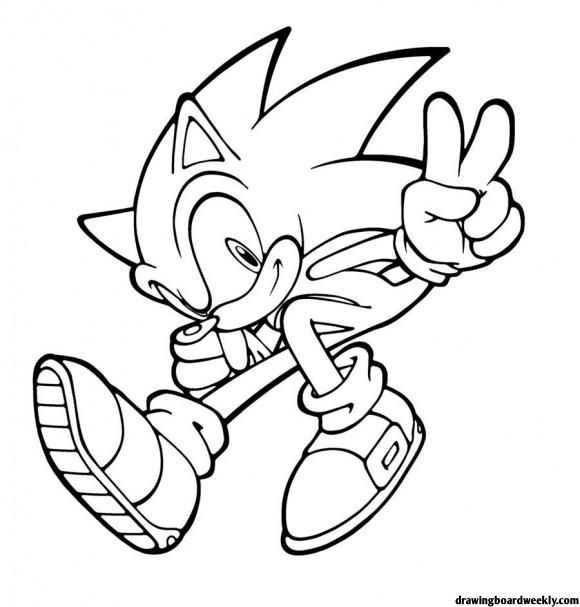 Sonic the Hedgehog Coloring Pages: 155 Exciting Designs for Speedy Fun 46