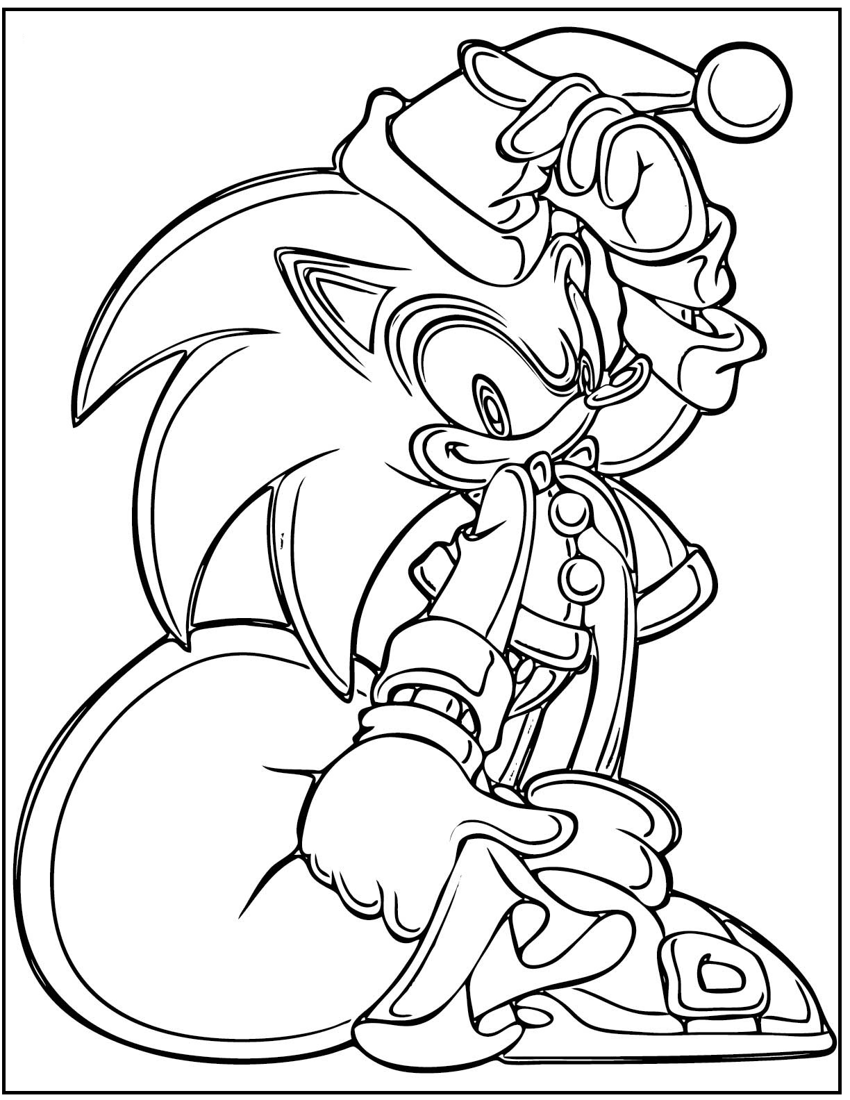 Sonic the Hedgehog Coloring Pages: 155 Exciting Designs for Speedy Fun 51