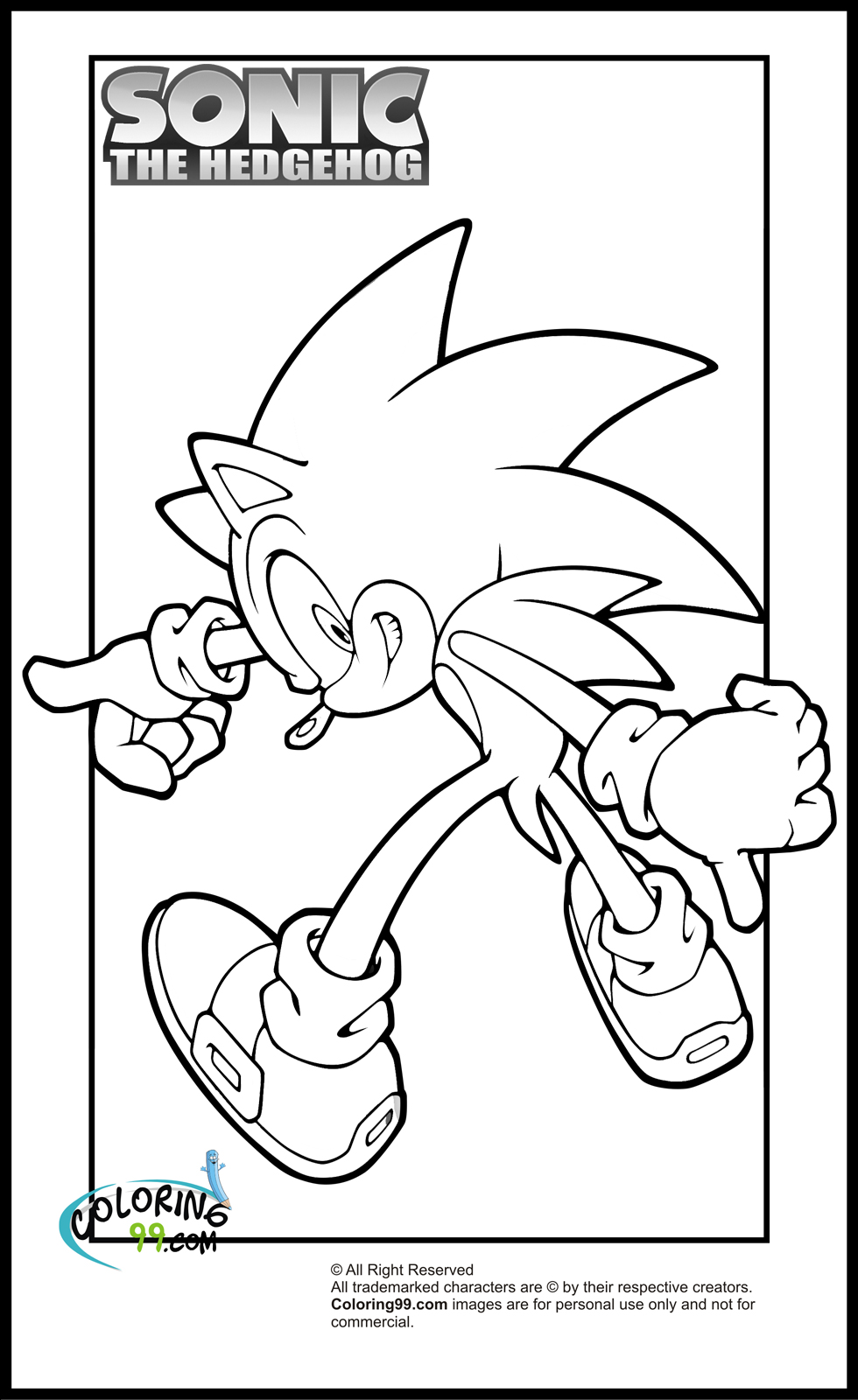 Sonic the Hedgehog Coloring Pages: 155 Exciting Designs for Speedy Fun 7