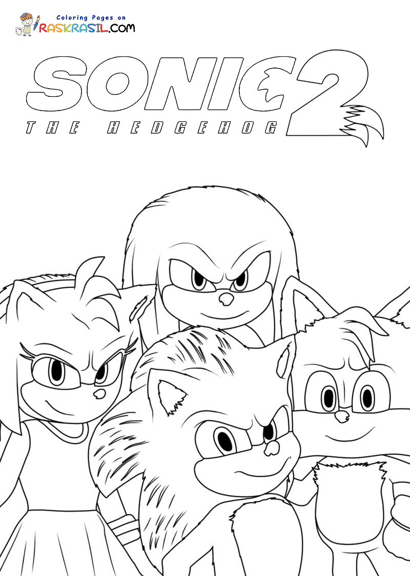 Sonic the Hedgehog Coloring Pages: 155 Exciting Designs for Speedy Fun 74