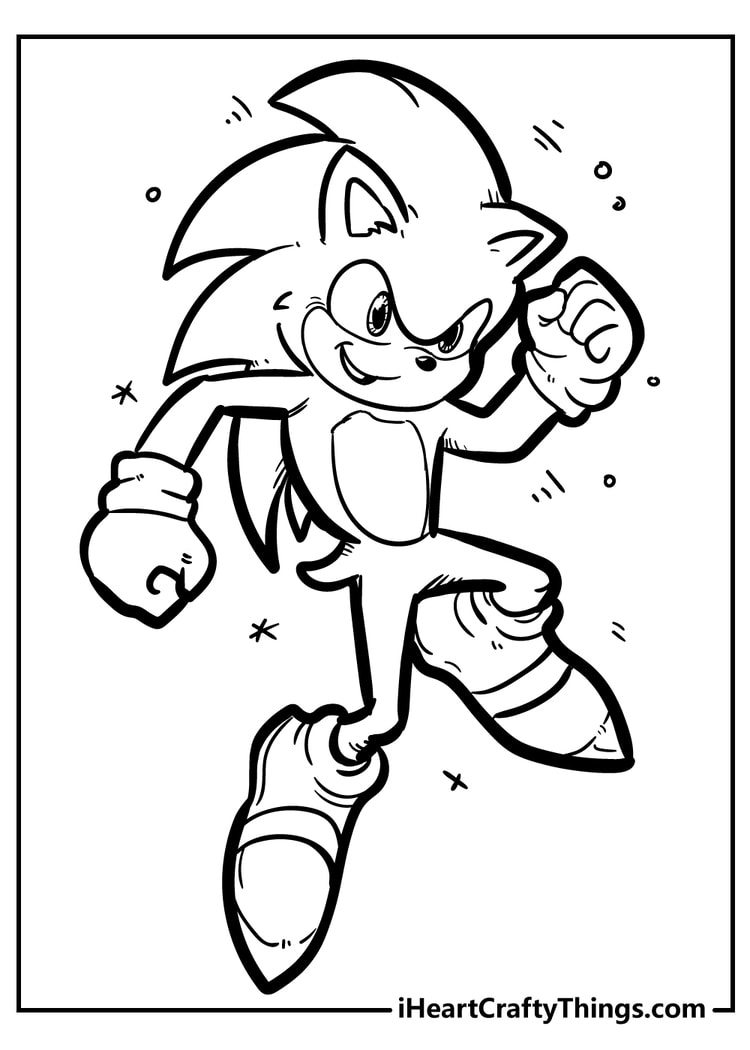 Sonic the Hedgehog Coloring Pages: 155 Exciting Designs for Speedy Fun 86