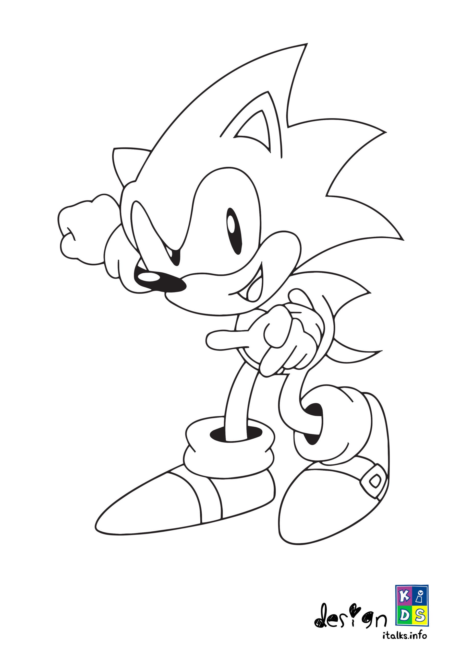 Sonic the Hedgehog Coloring Pages: 155 Exciting Designs for Speedy Fun 9