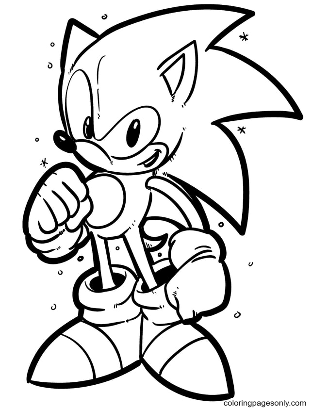 Sonic the Hedgehog Coloring Pages: 155 Exciting Designs for Speedy Fun 94