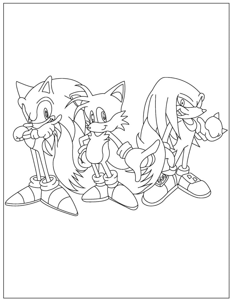 Sonic the Hedgehog Coloring Pages: 155 Exciting Designs for Speedy Fun 95