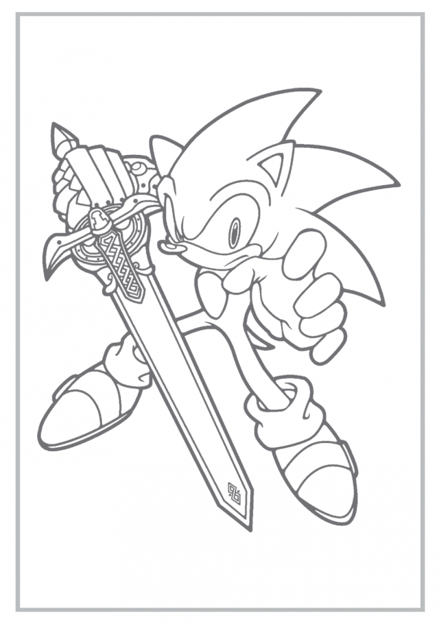 Sonic the Hedgehog Coloring Pages: 155 Exciting Designs for Speedy Fun 97