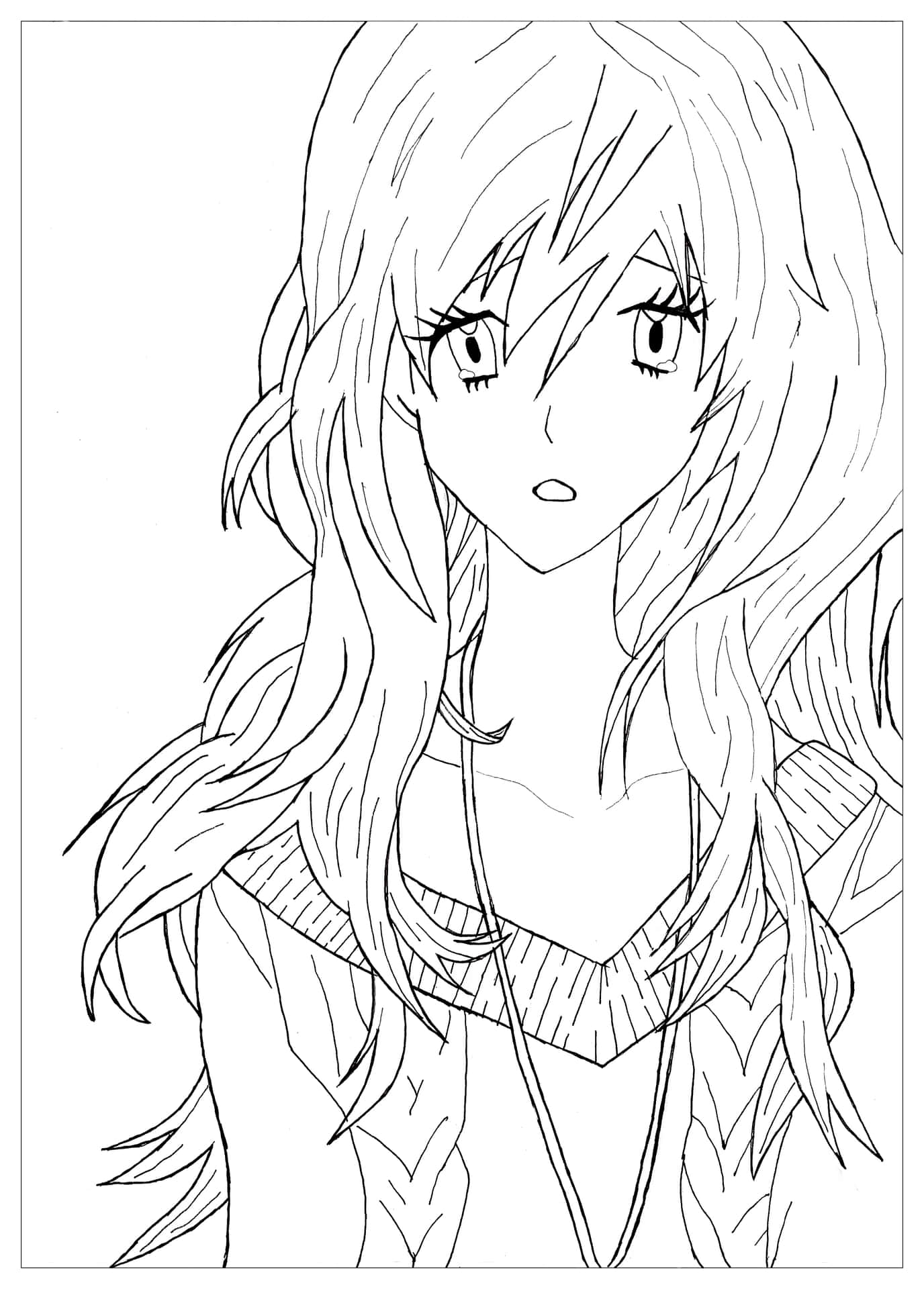 100+ Anime Mythical Coloring Pages Printable 114