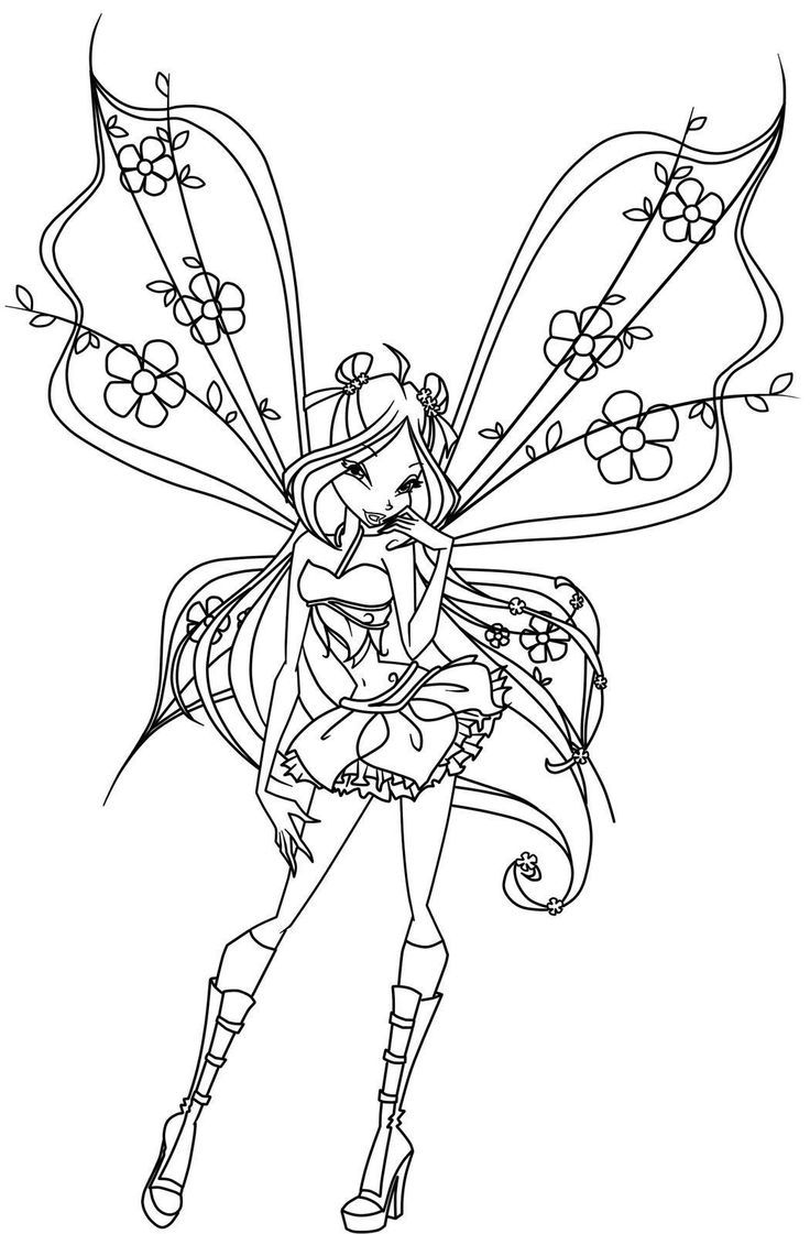 100+ Anime Mythical Coloring Pages Printable 128