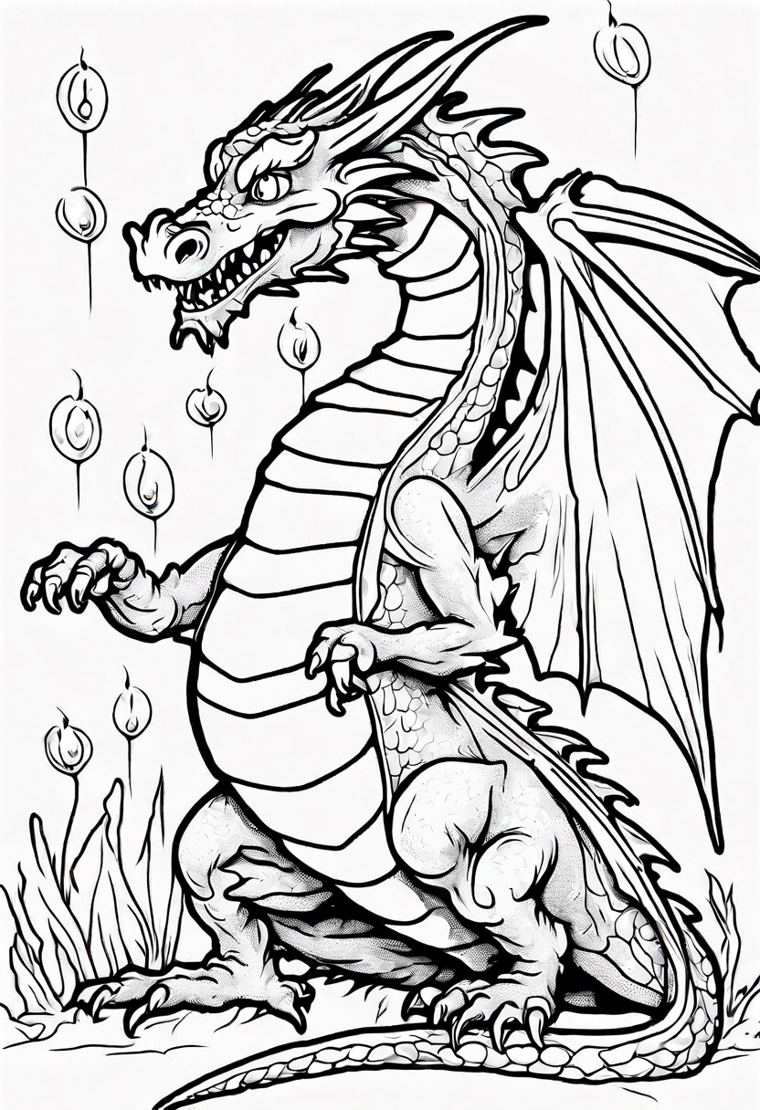 100+ Anime Mythical Coloring Pages Printable 13