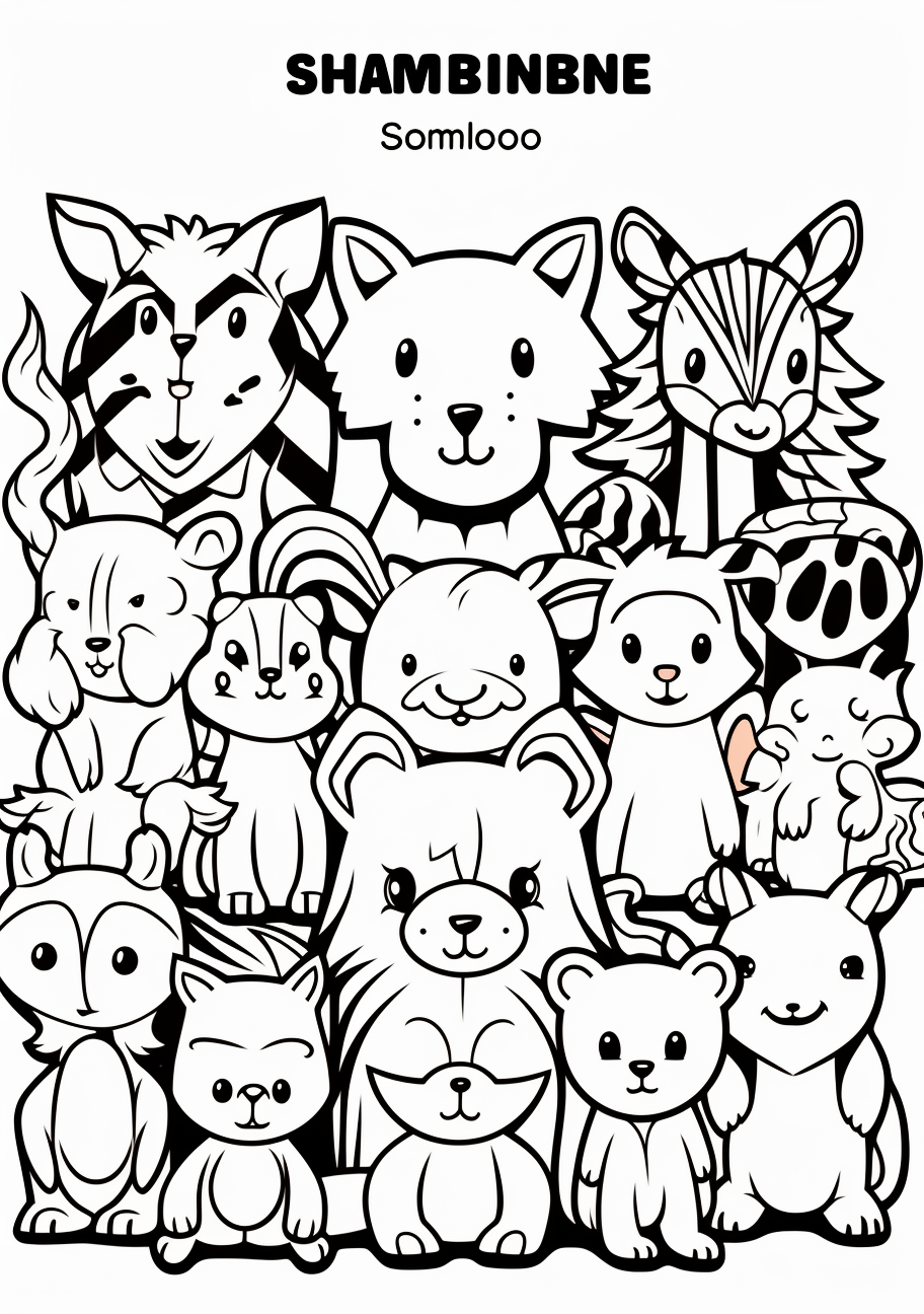 100+ Anime Mythical Coloring Pages Printable 131