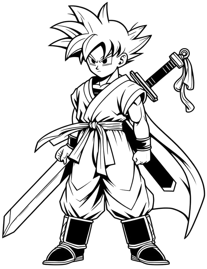 100+ Anime Mythical Coloring Pages Printable 133