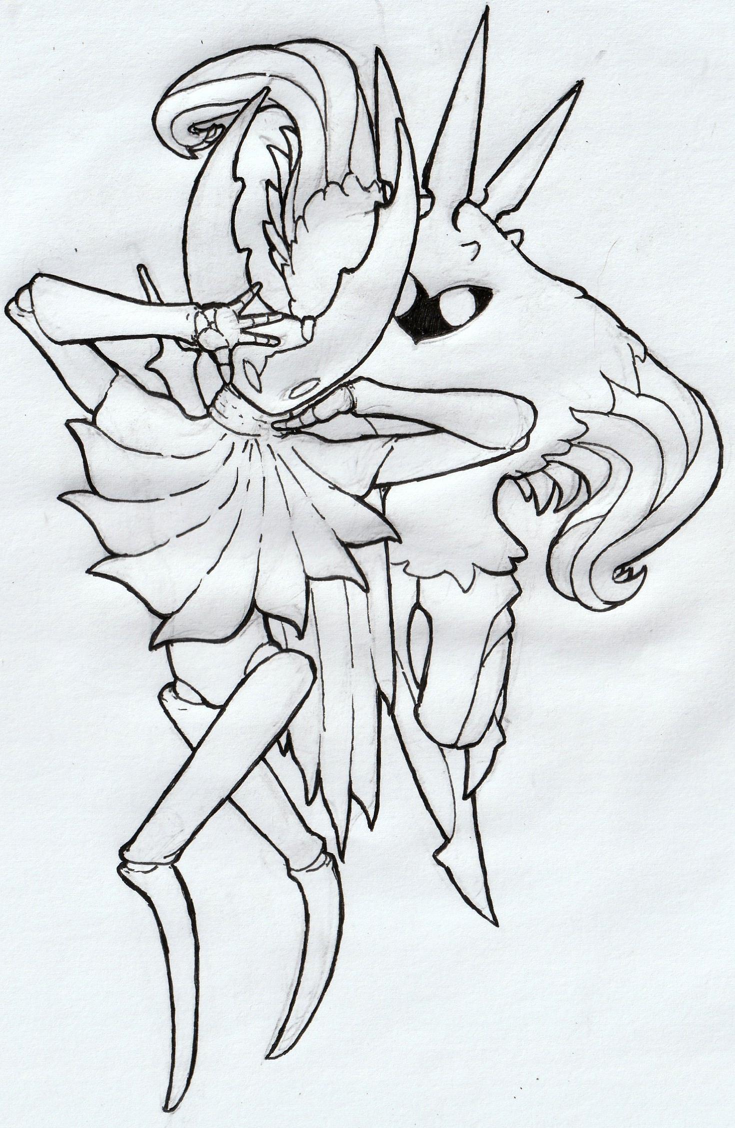 100+ Anime Mythical Coloring Pages Printable 134