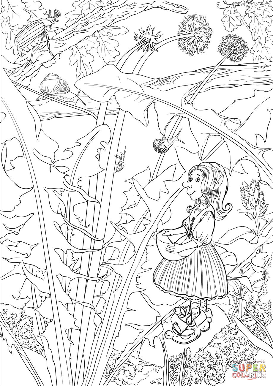 100+ Anime Mythical Coloring Pages Printable 147