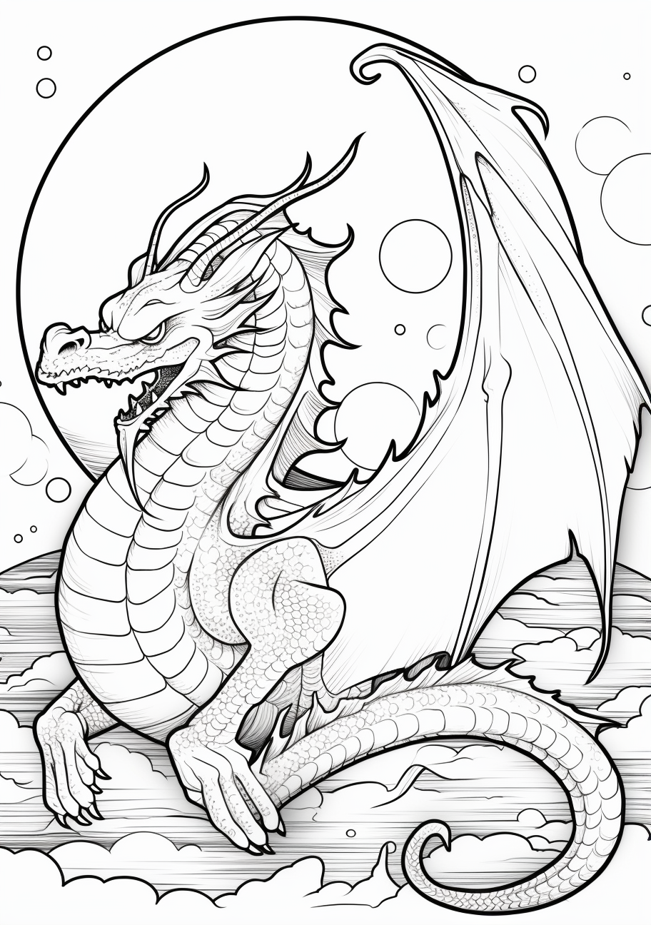 100+ Anime Mythical Coloring Pages Printable 148