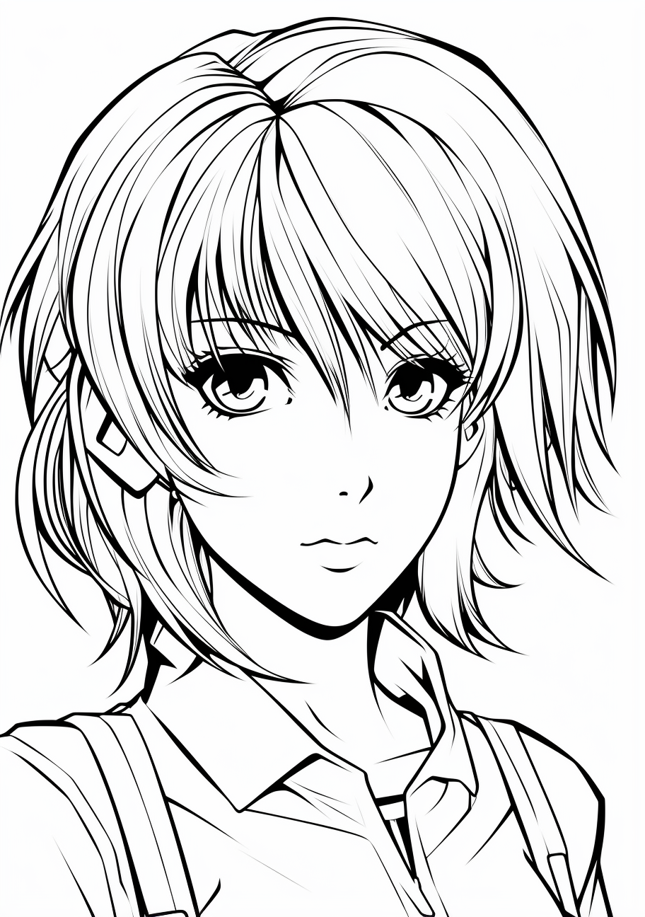 100+ Anime Mythical Coloring Pages Printable 16