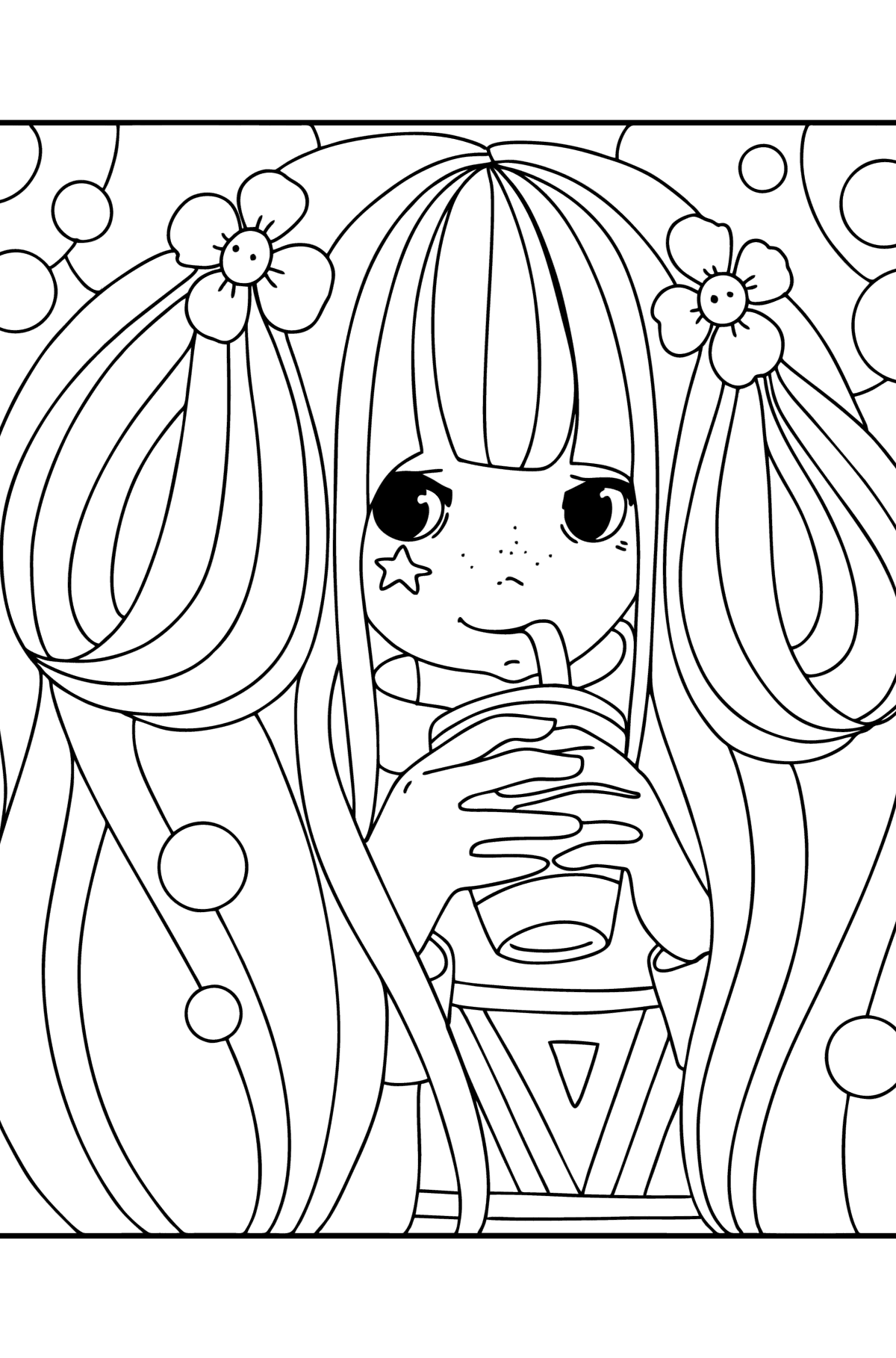 100+ Anime Mythical Coloring Pages Printable 18