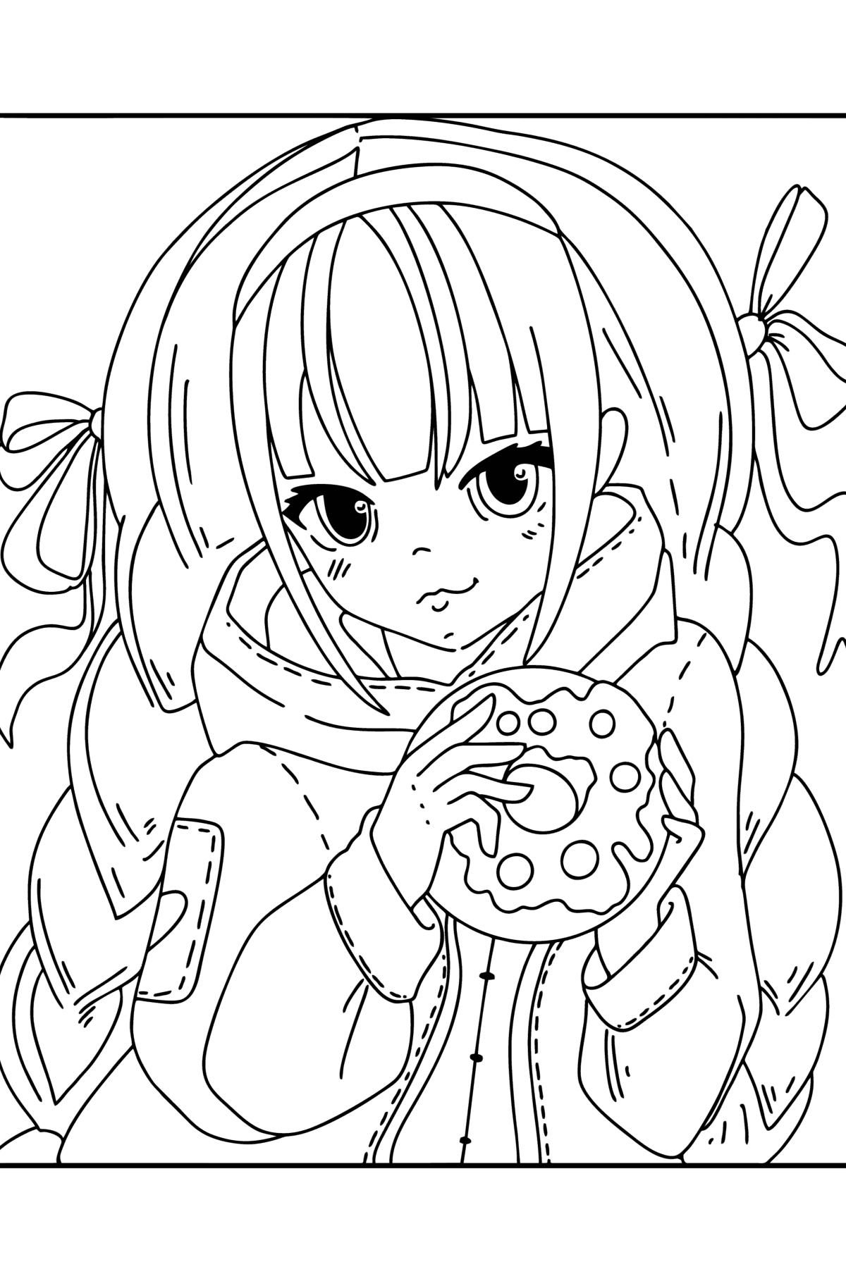 100+ Anime Mythical Coloring Pages Printable 47