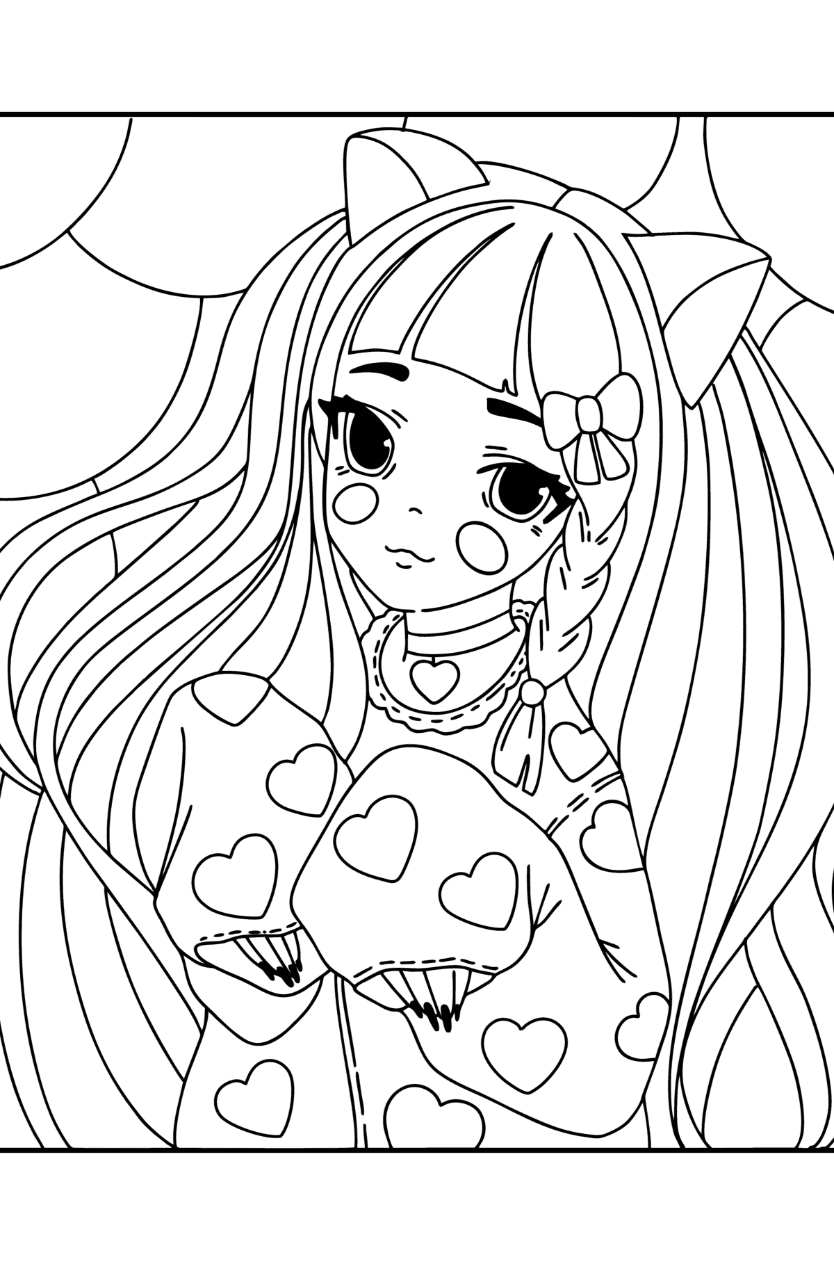 100+ Anime Mythical Coloring Pages Printable 56