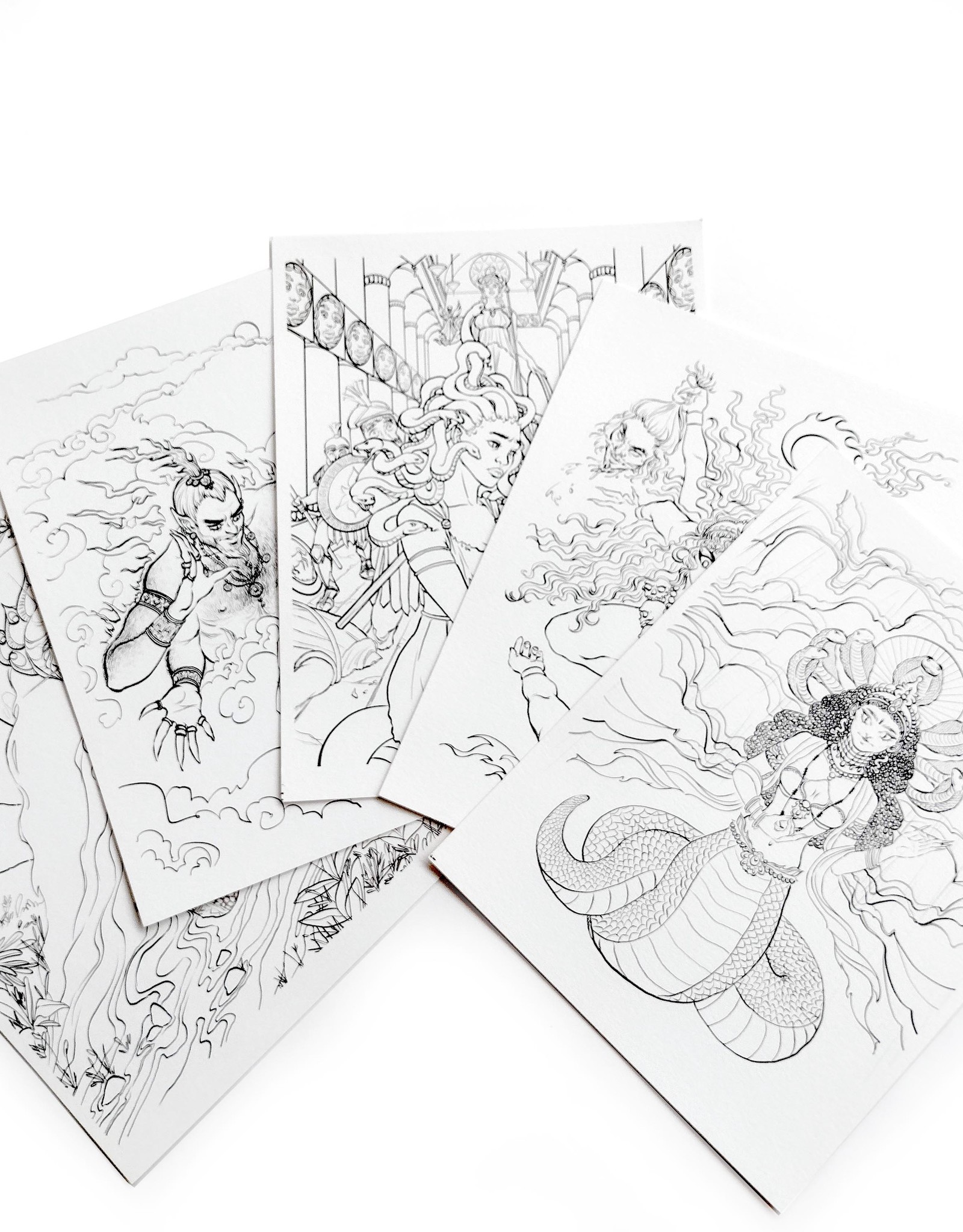 100+ Anime Mythical Coloring Pages Printable 63