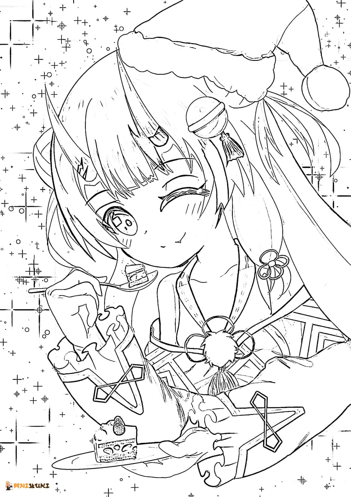 100+ Anime Mythical Coloring Pages Printable 67