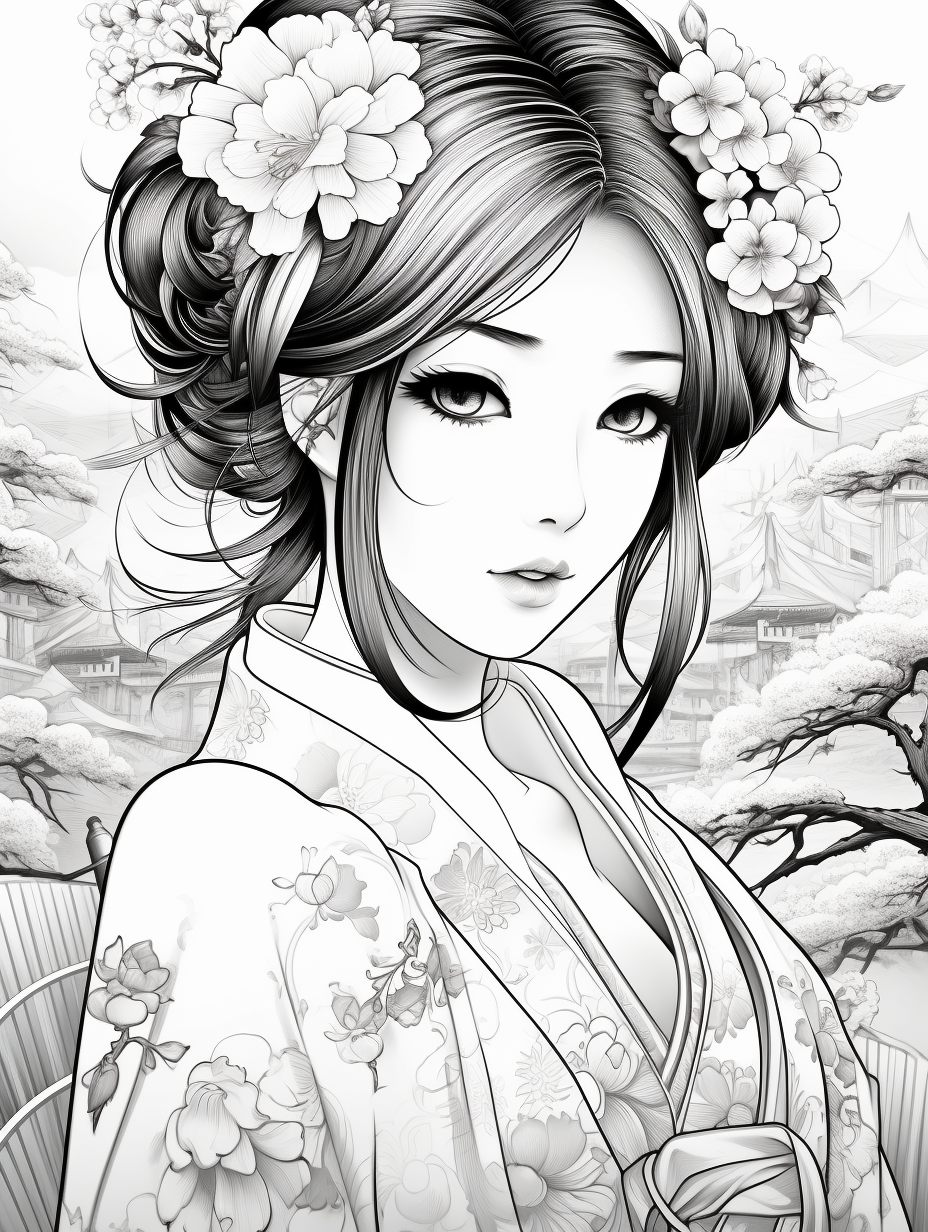 100+ Anime Mythical Coloring Pages Printable 73