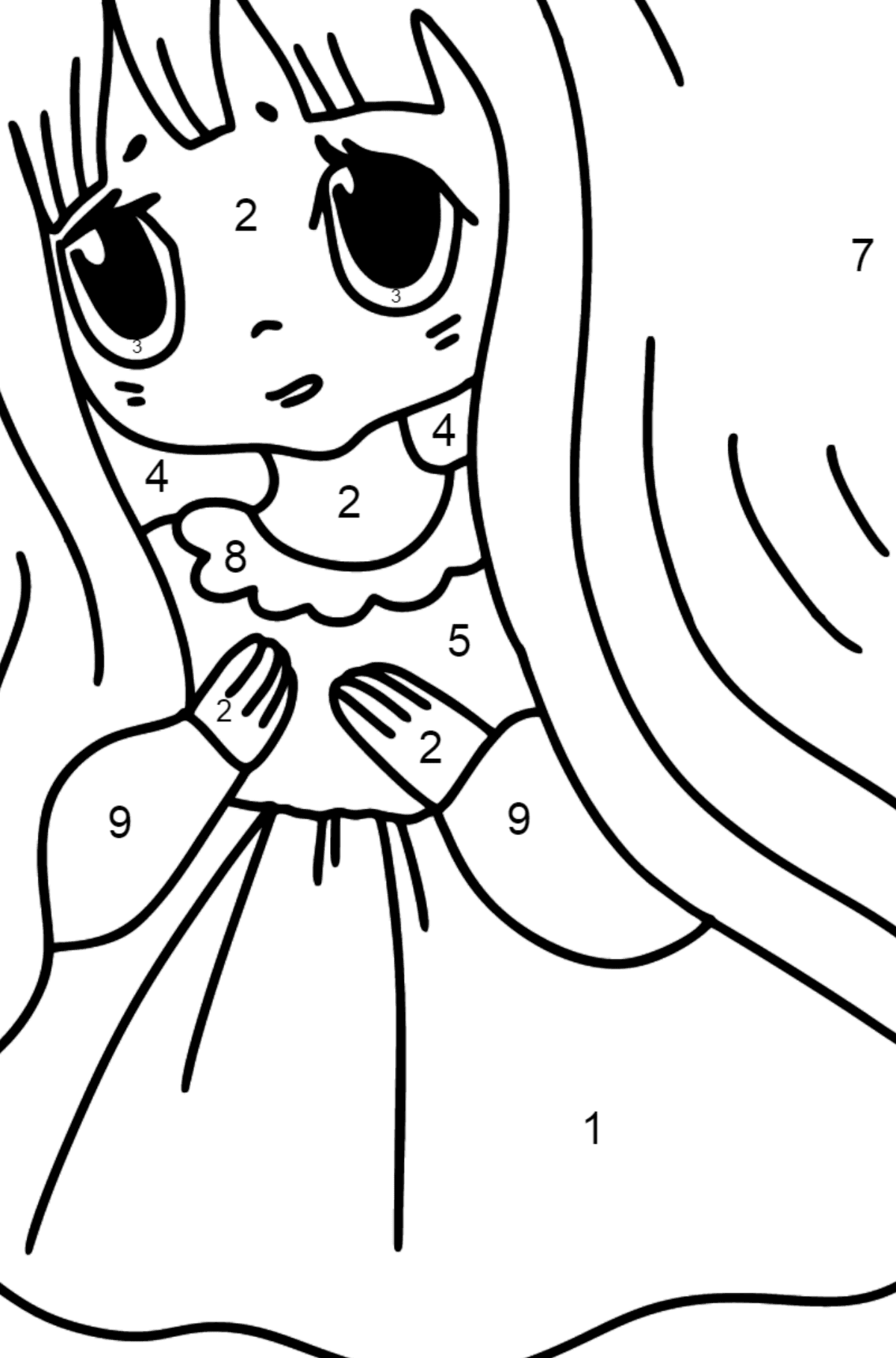 100+ Anime Mythical Coloring Pages Printable 75