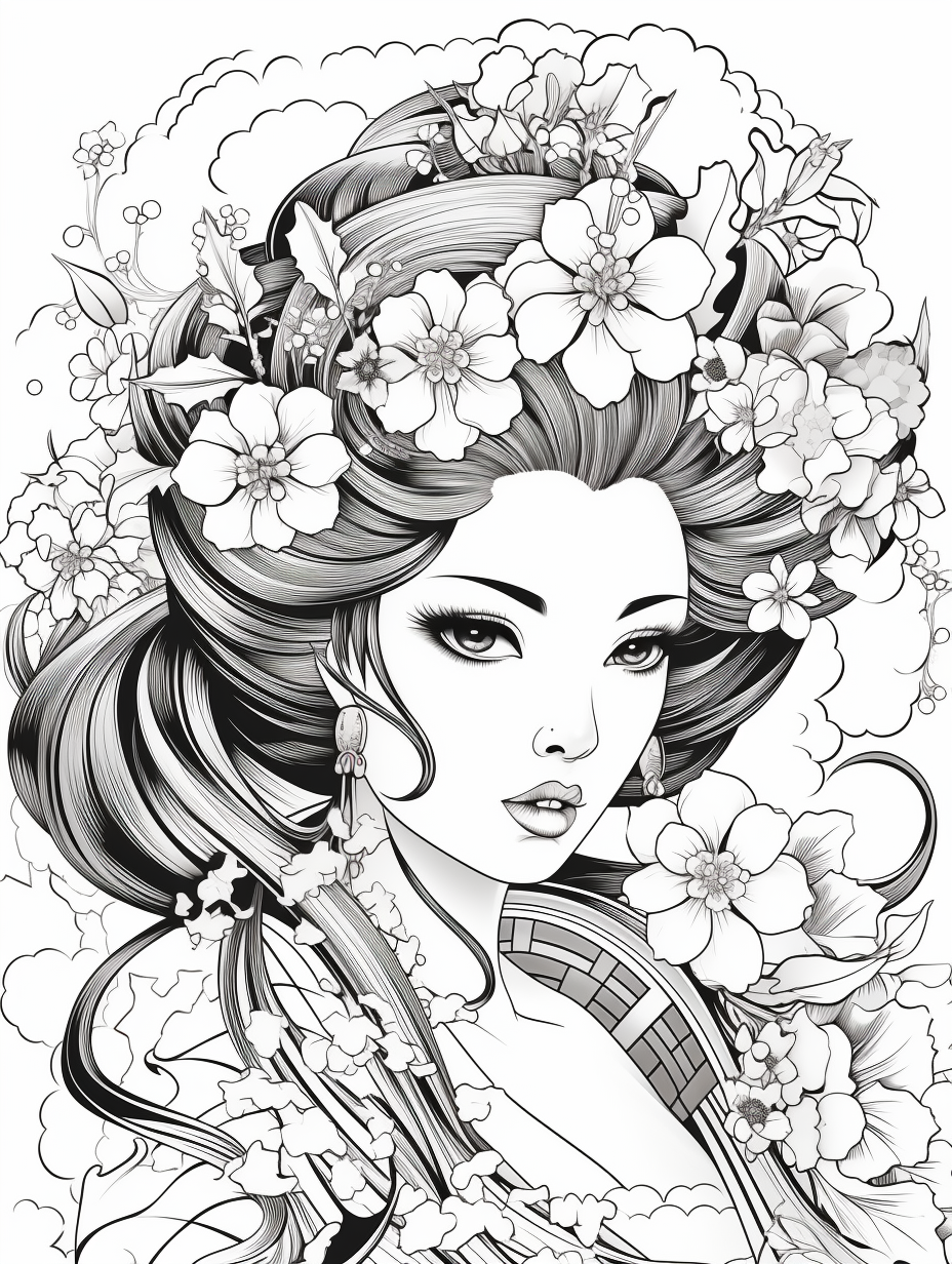 100+ Anime Mythical Coloring Pages Printable 98