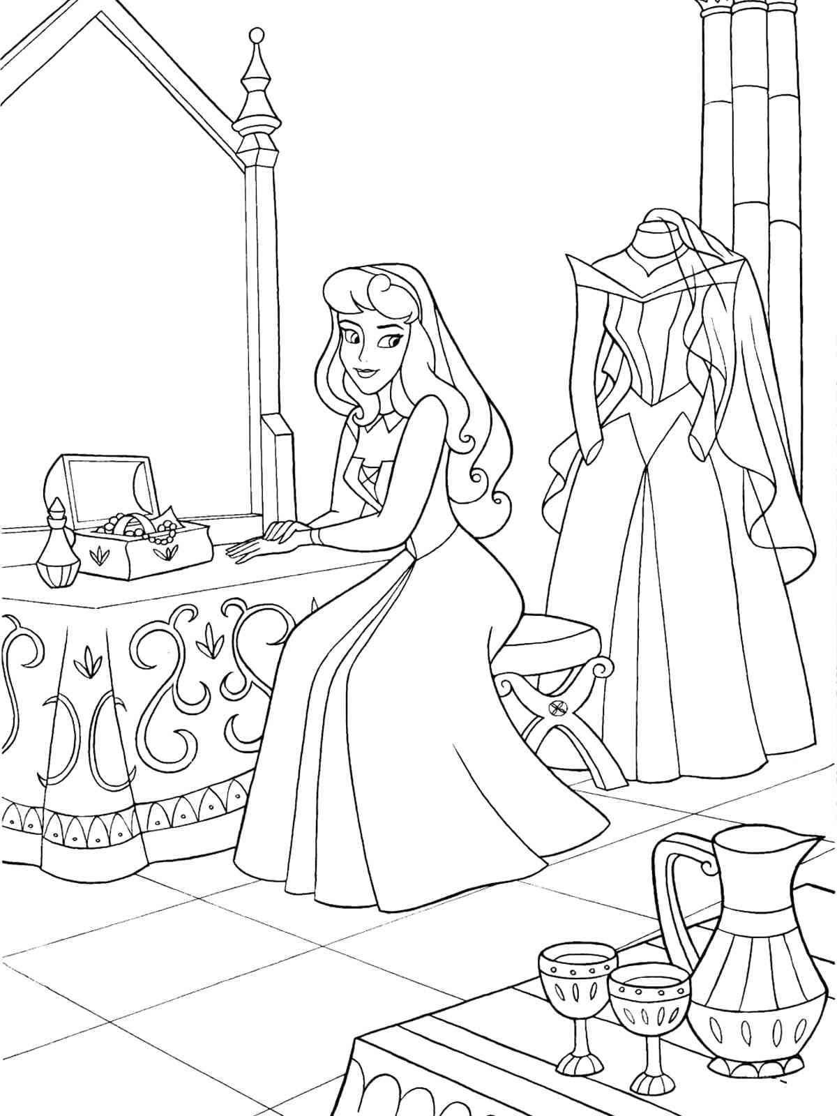 110+ Sleeping Beauty Coloring Pages for Disney Fans 11