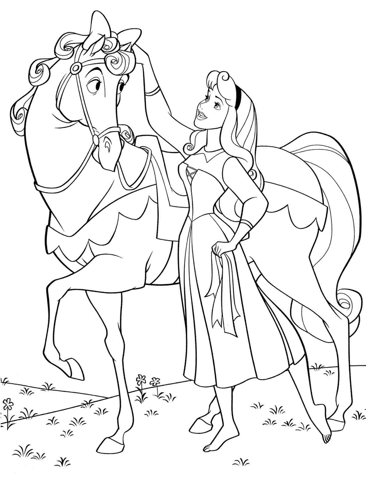 110+ Sleeping Beauty Coloring Pages for Disney Fans 14