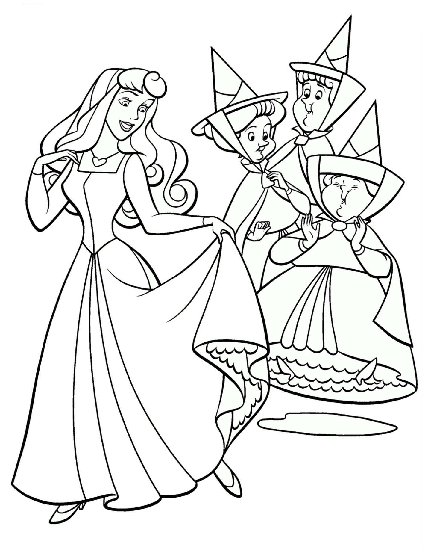 110+ Sleeping Beauty Coloring Pages for Disney Fans 22