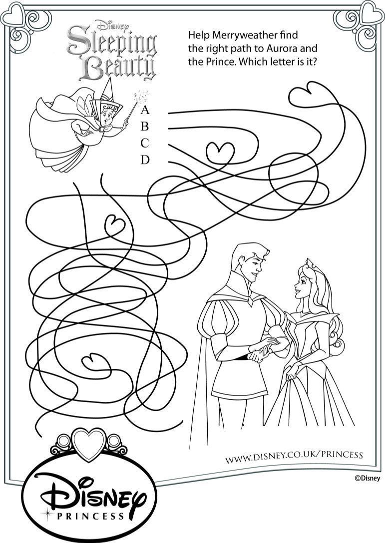 110+ Sleeping Beauty Coloring Pages for Disney Fans 25