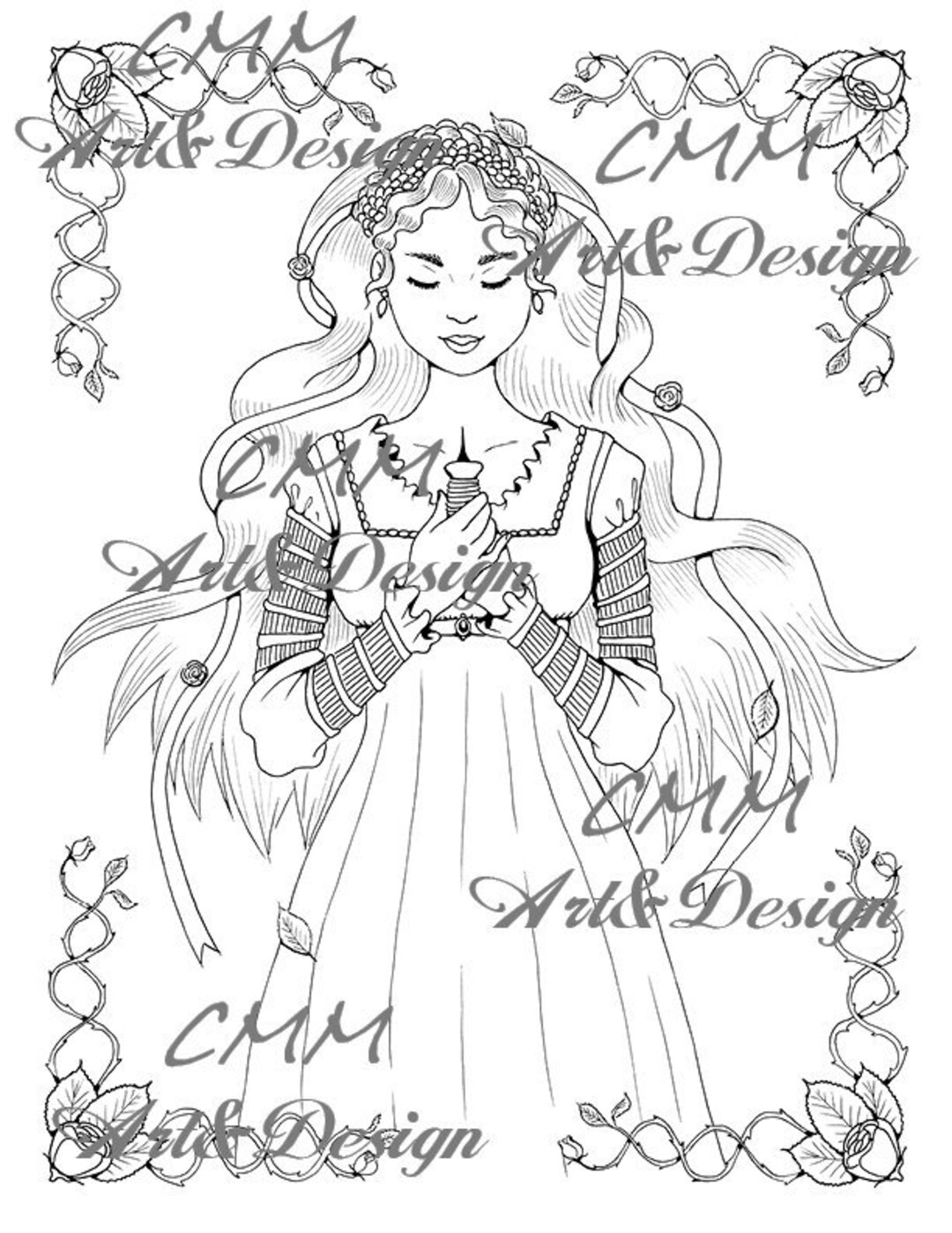 110+ Sleeping Beauty Coloring Pages for Disney Fans 35