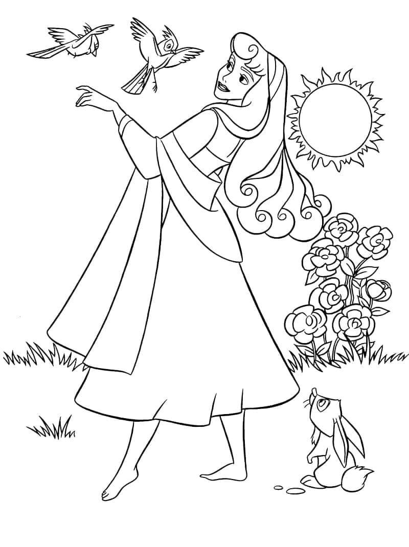 110+ Sleeping Beauty Coloring Pages for Disney Fans 50