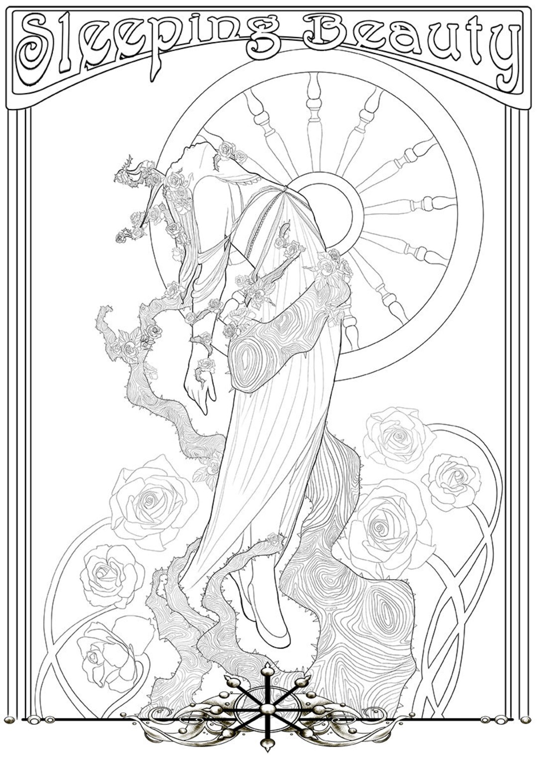 110+ Sleeping Beauty Coloring Pages for Disney Fans 52