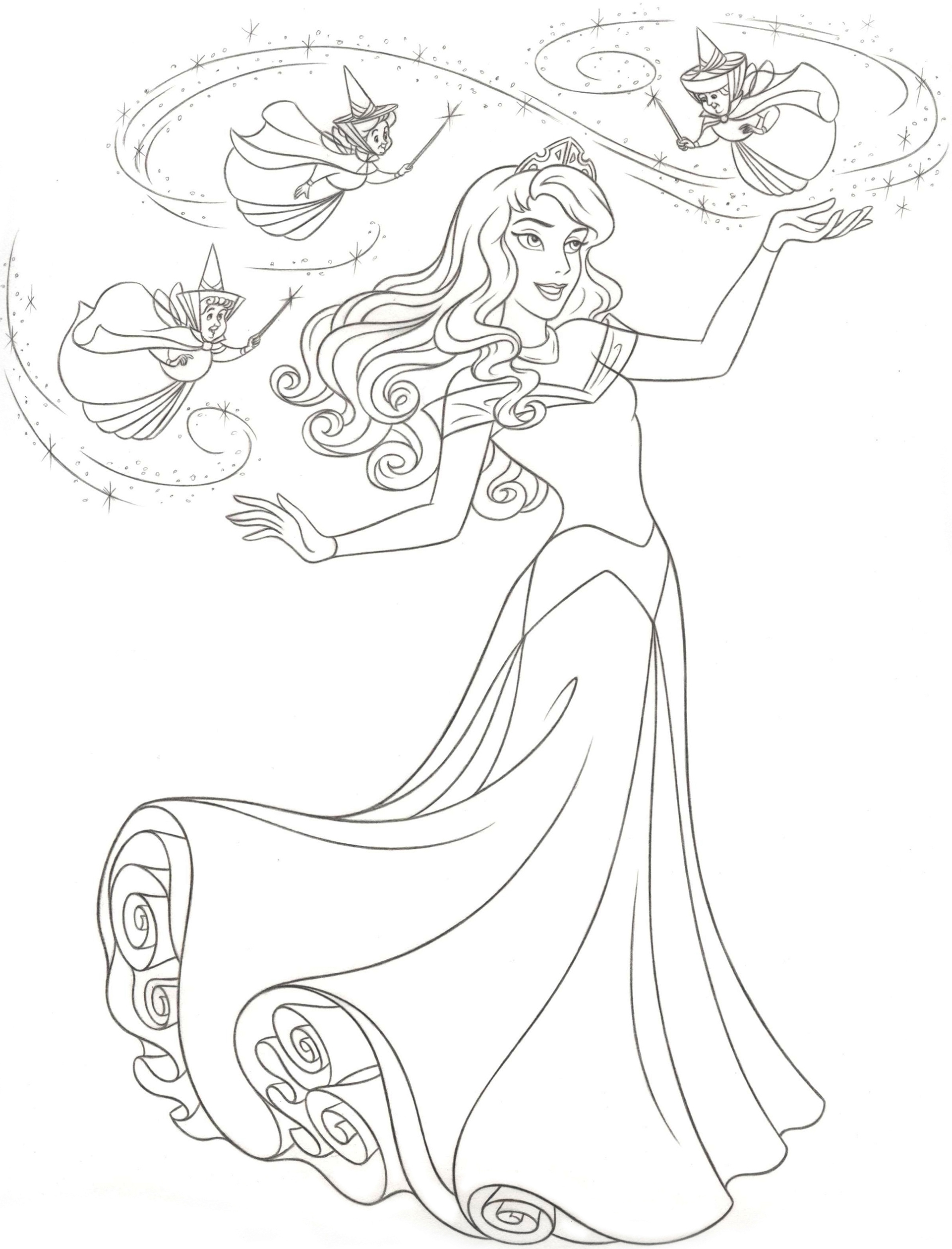 110+ Sleeping Beauty Coloring Pages for Disney Fans 6