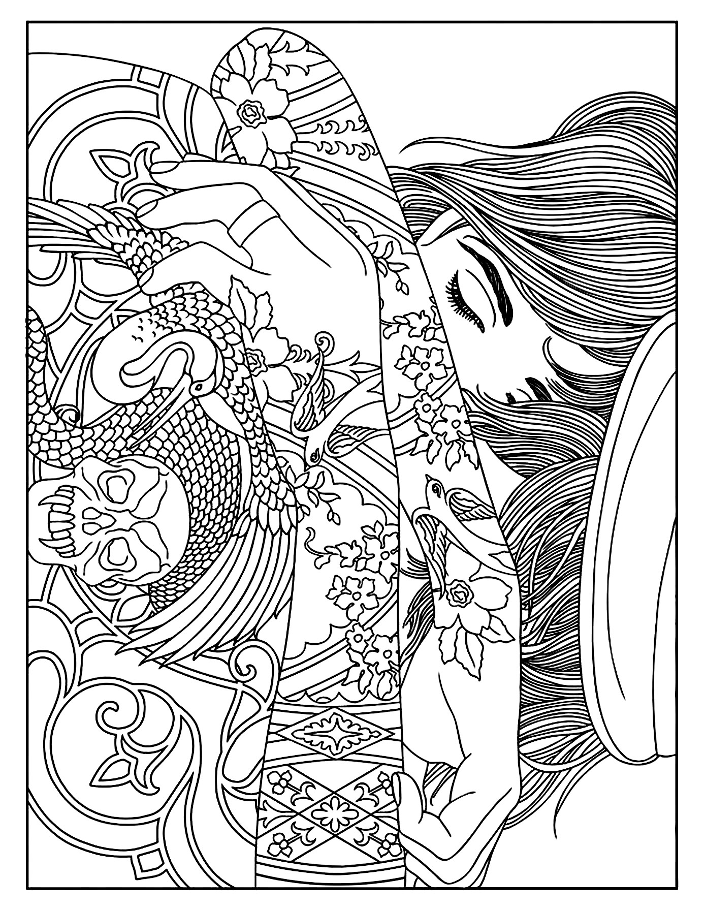 110+ Sleeping Beauty Coloring Pages for Disney Fans 8