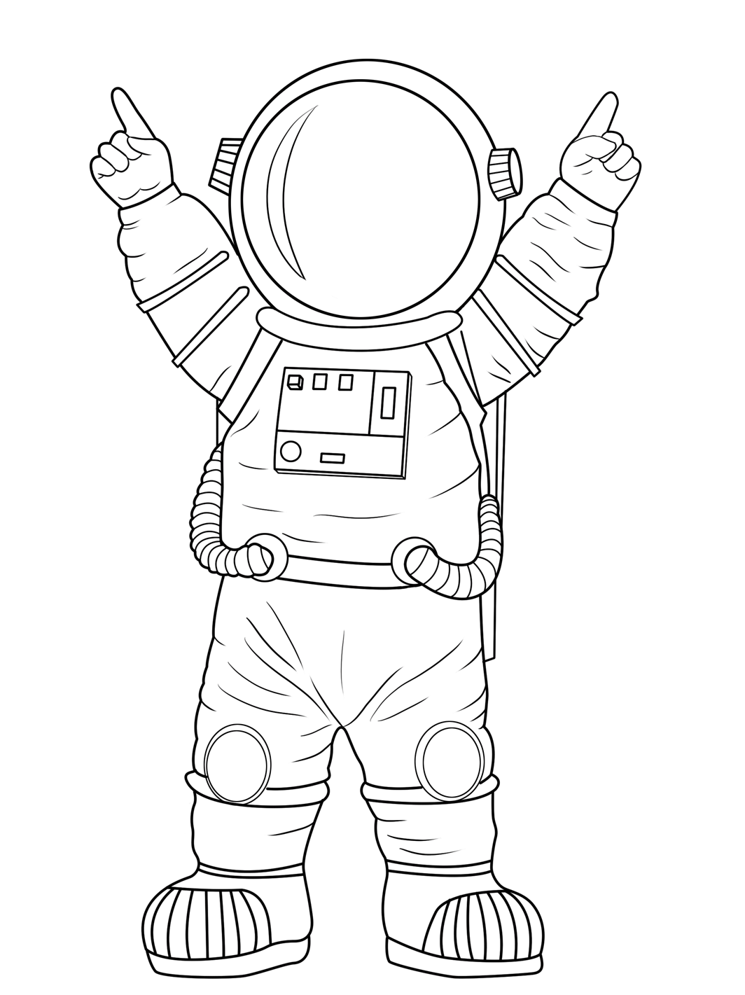 130 Astronaut Coloring Pages for Space Exploration 1