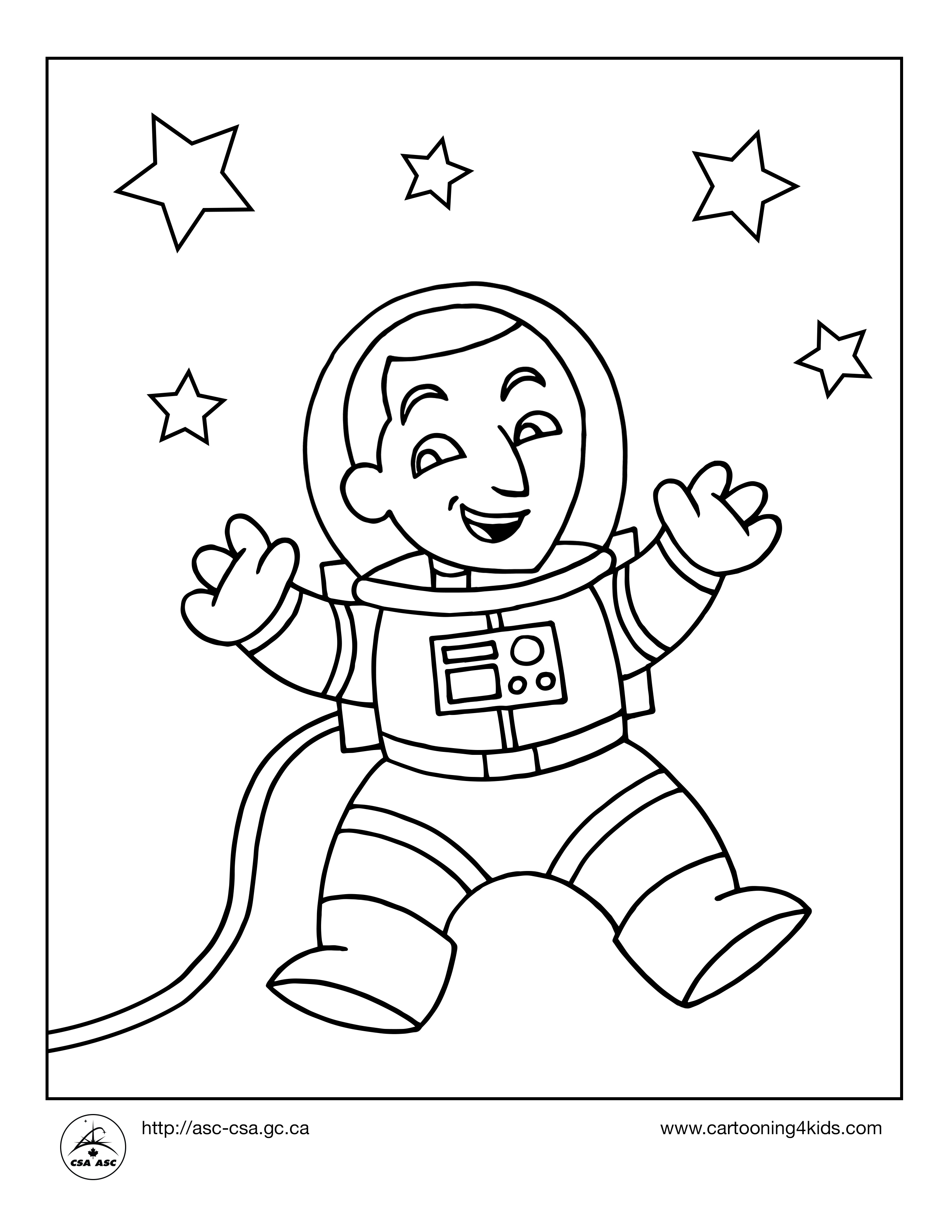 130 Astronaut Coloring Pages for Space Exploration 110