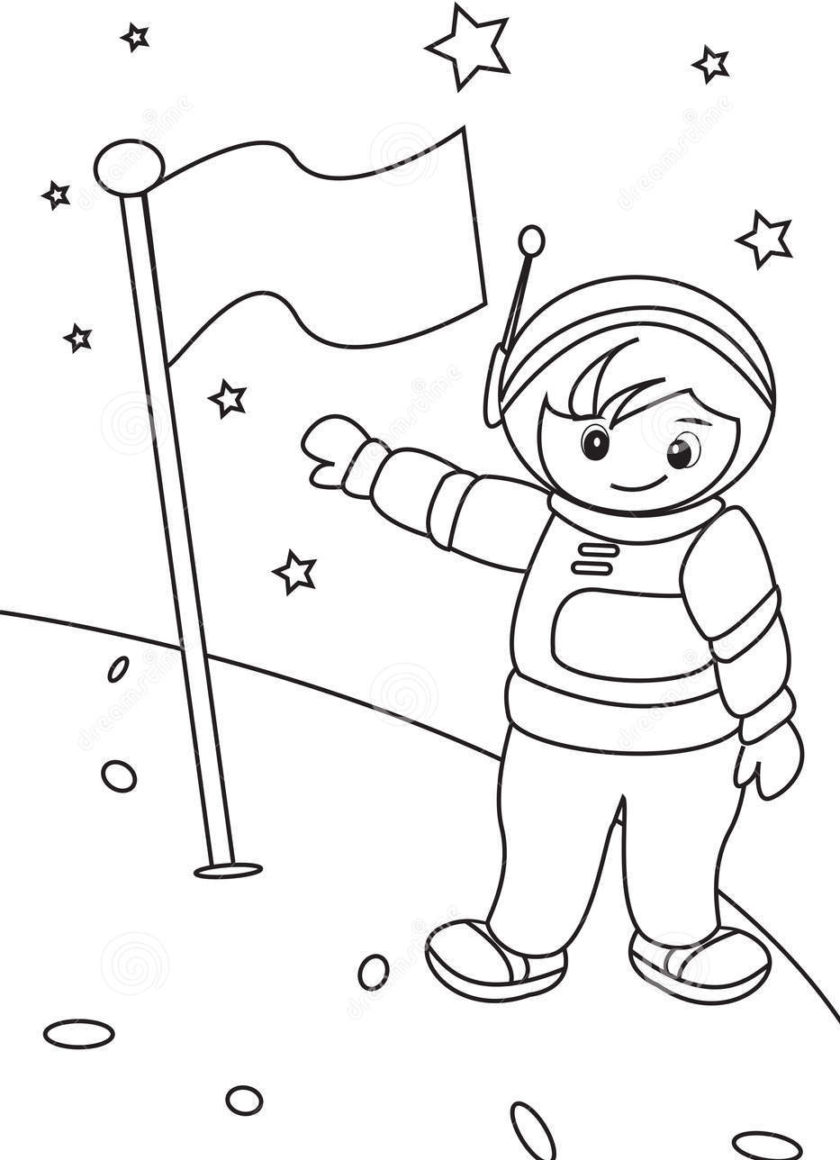 130 Astronaut Coloring Pages for Space Exploration 12