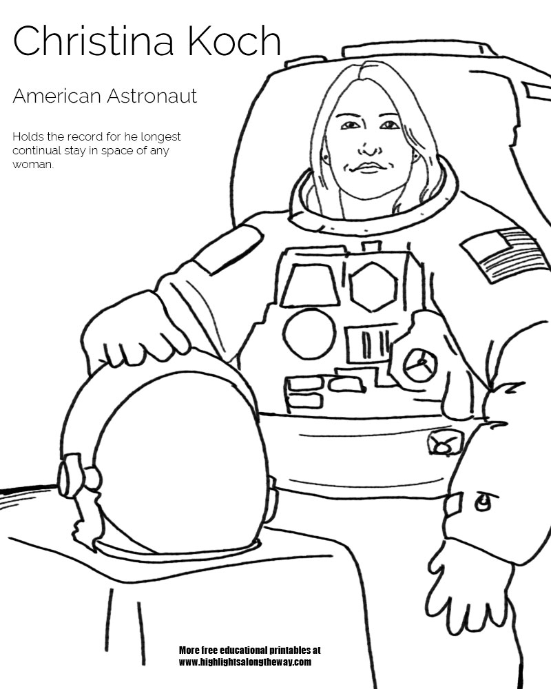 130 Astronaut Coloring Pages for Space Exploration 18