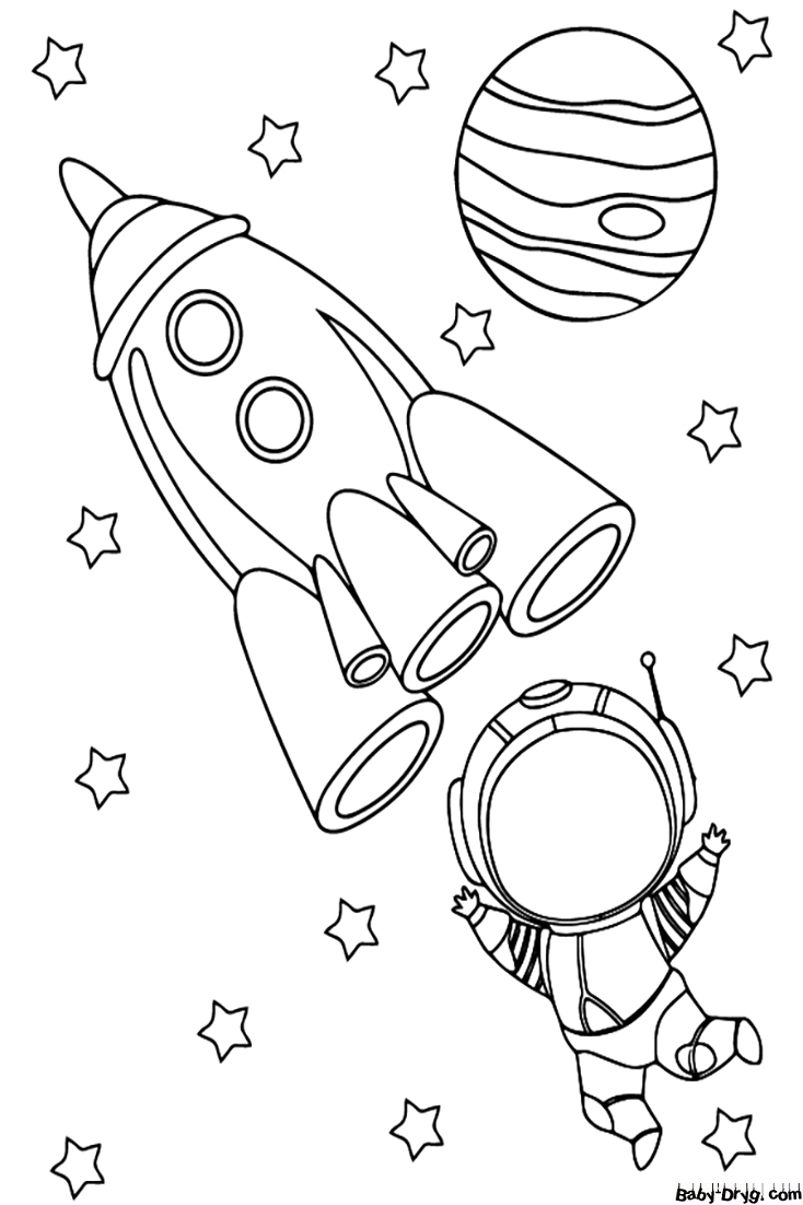 130 Astronaut Coloring Pages for Space Exploration 34